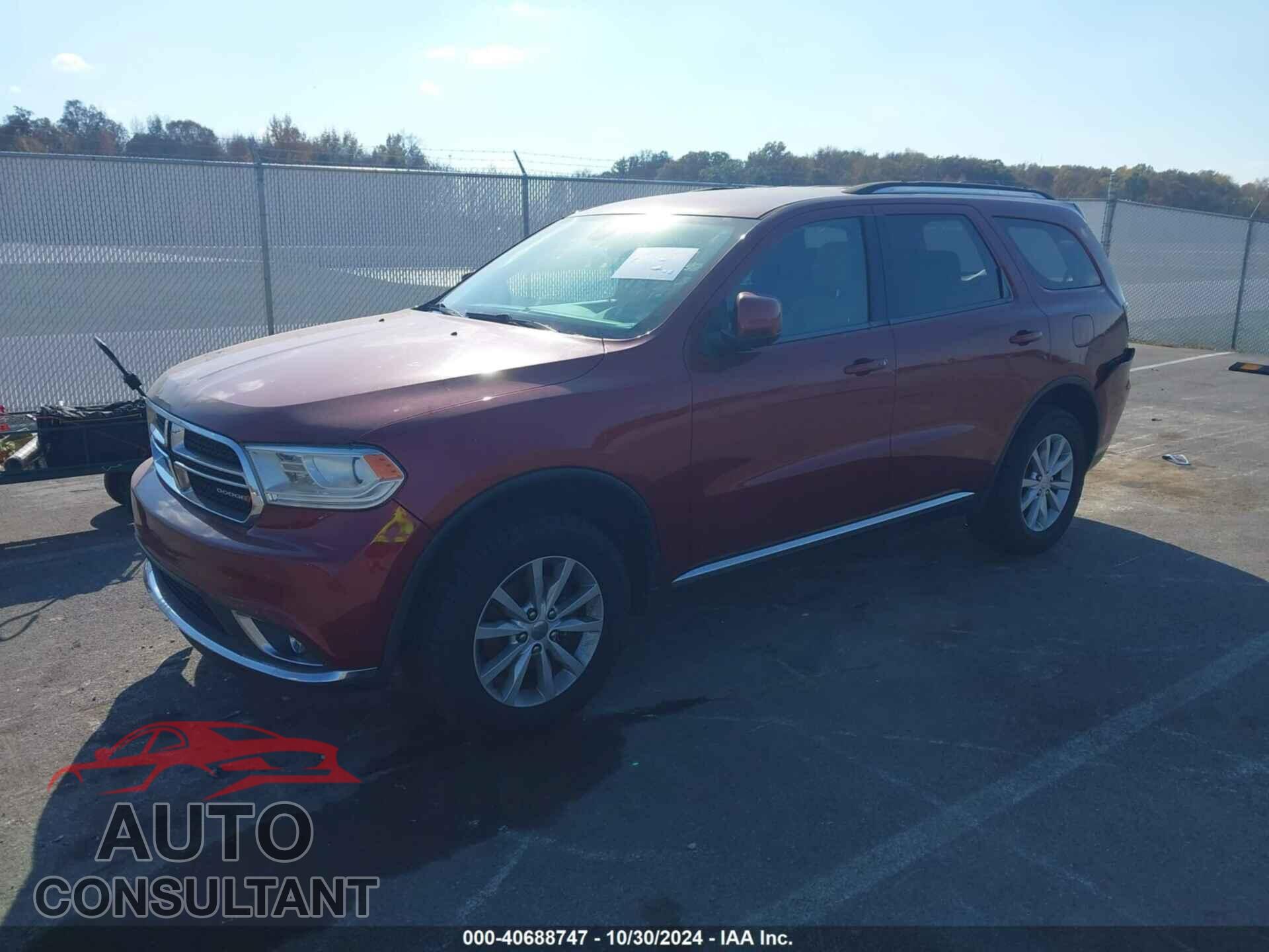 DODGE DURANGO 2015 - 1C4RDJAGXFC244825