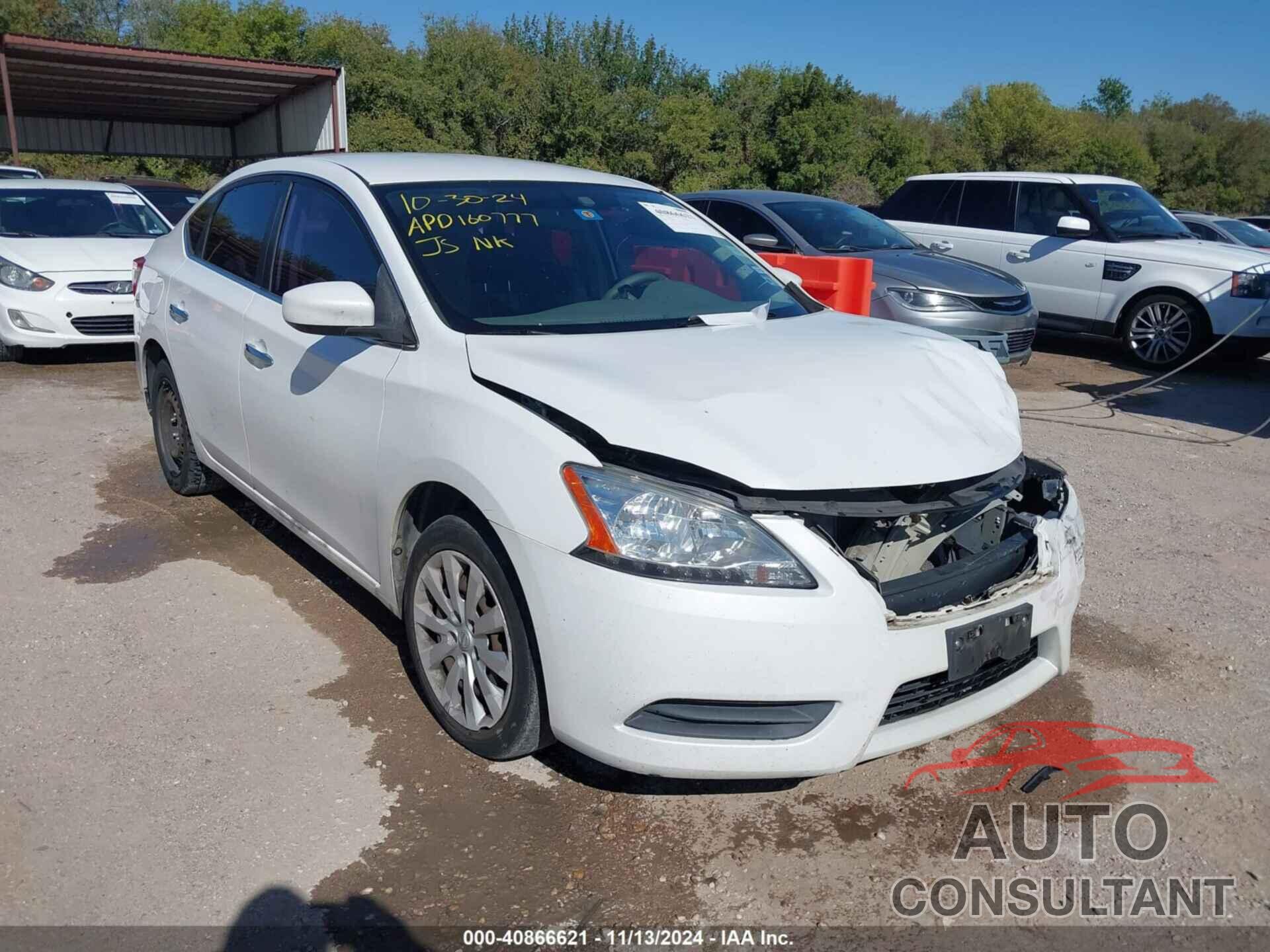 NISSAN SENTRA 2014 - 3N1AB7AP0EY282207