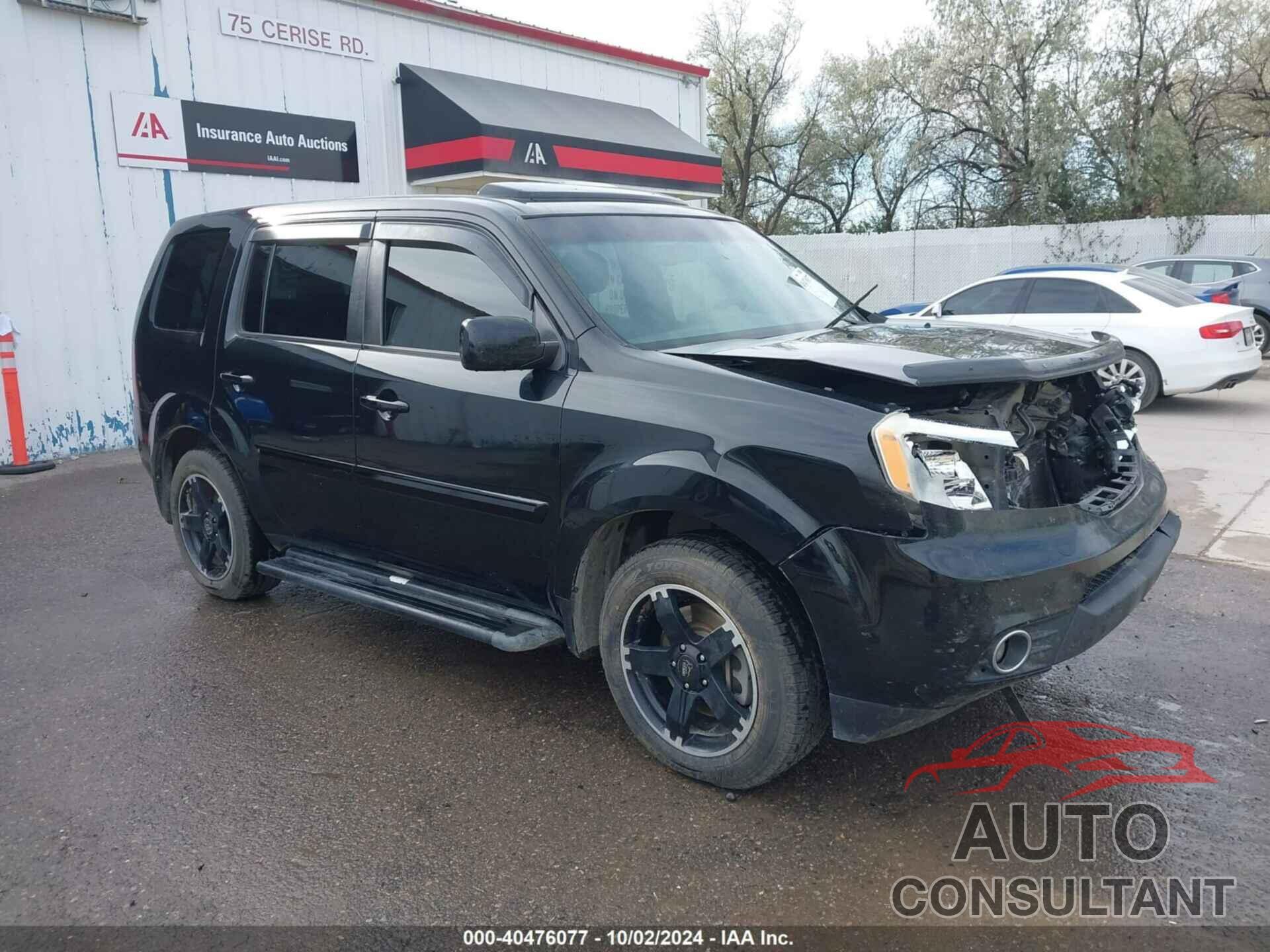 HONDA PILOT 2012 - 5FNYF4H65CB086011