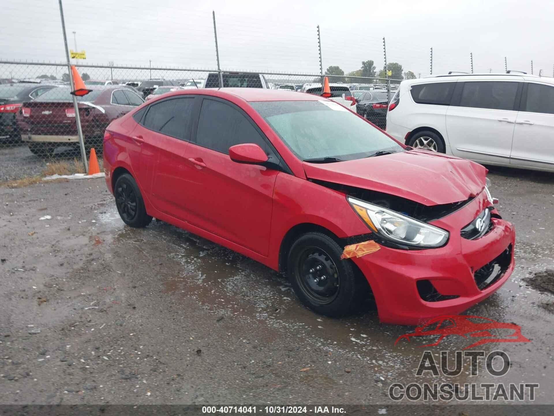 HYUNDAI ACCENT 2017 - KMHCT4AE6HU321949