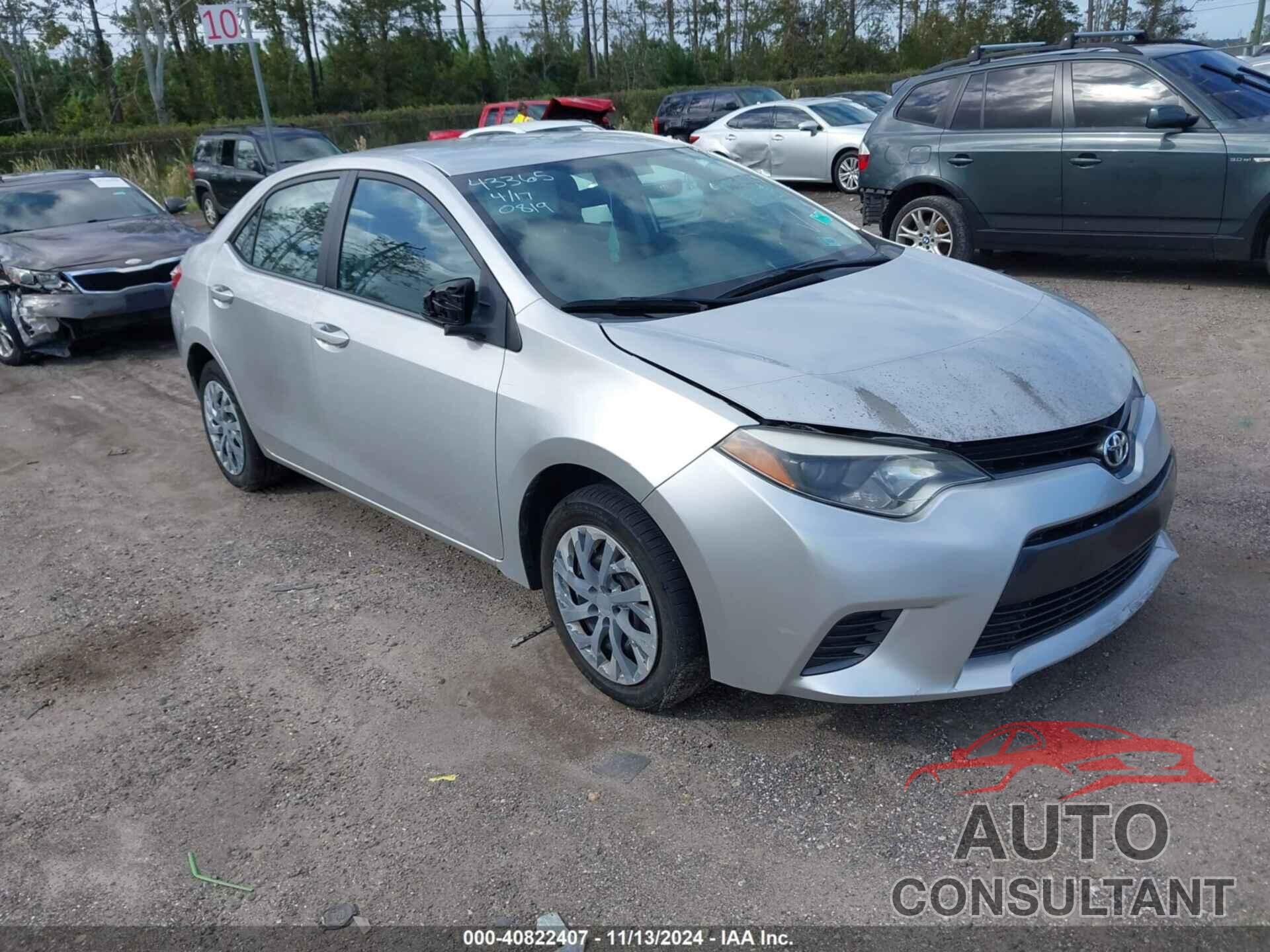 TOYOTA COROLLA 2016 - 5YFBURHE4GP550819