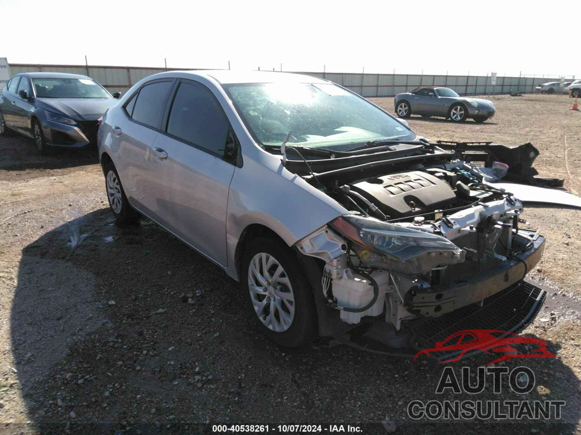 TOYOTA COROLLA 2018 - 2T1BURHE4JC051798