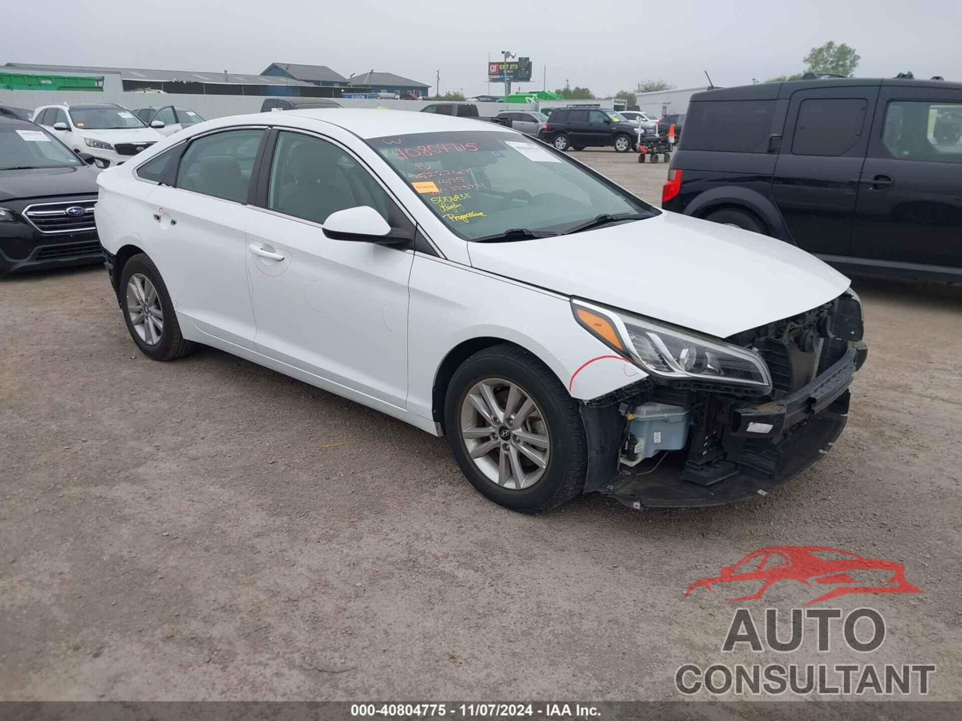 HYUNDAI SONATA 2016 - 5NPE24AF9GH303771