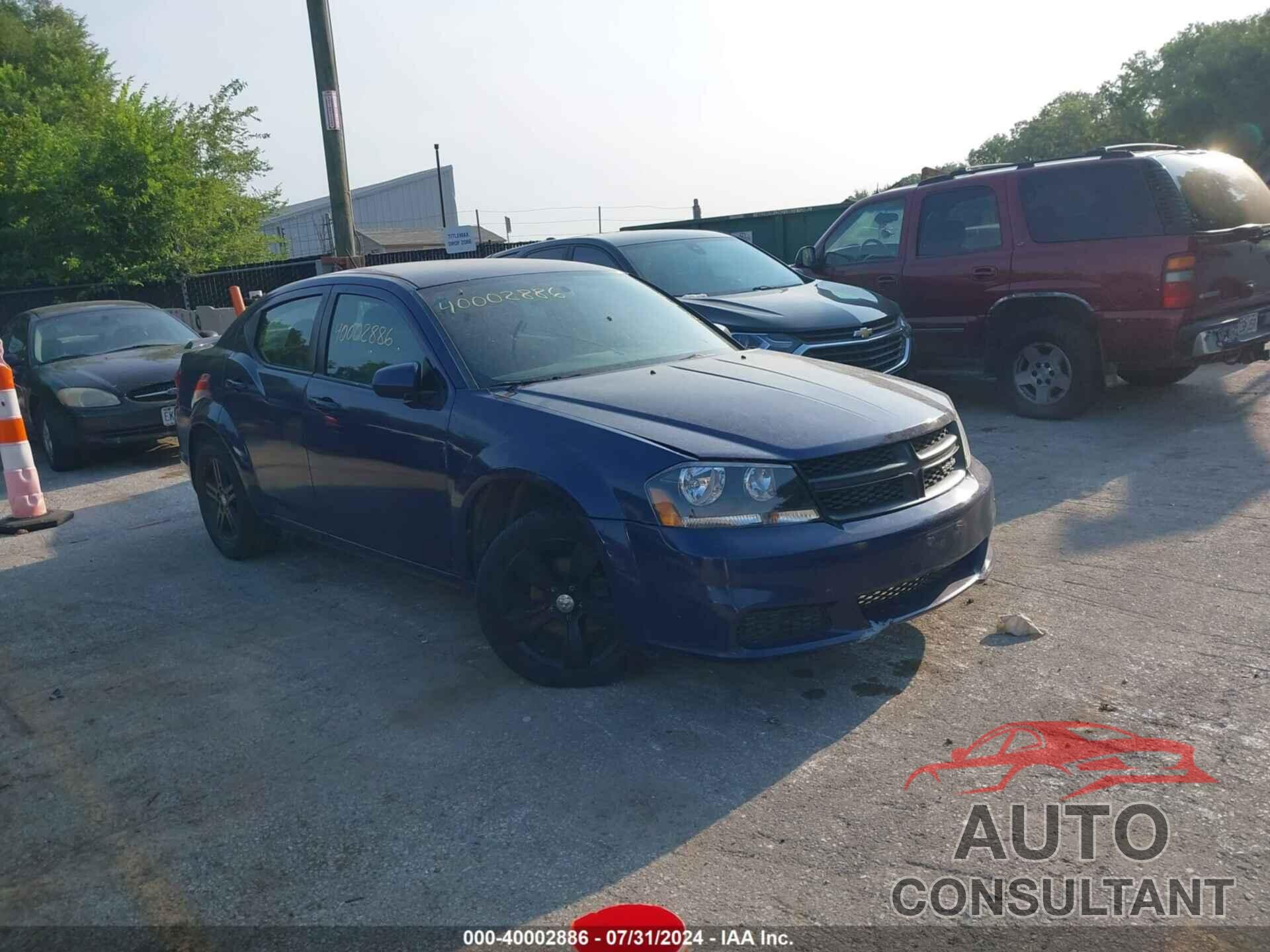 DODGE AVENGER 2014 - 1C3CDZCB9EN233716