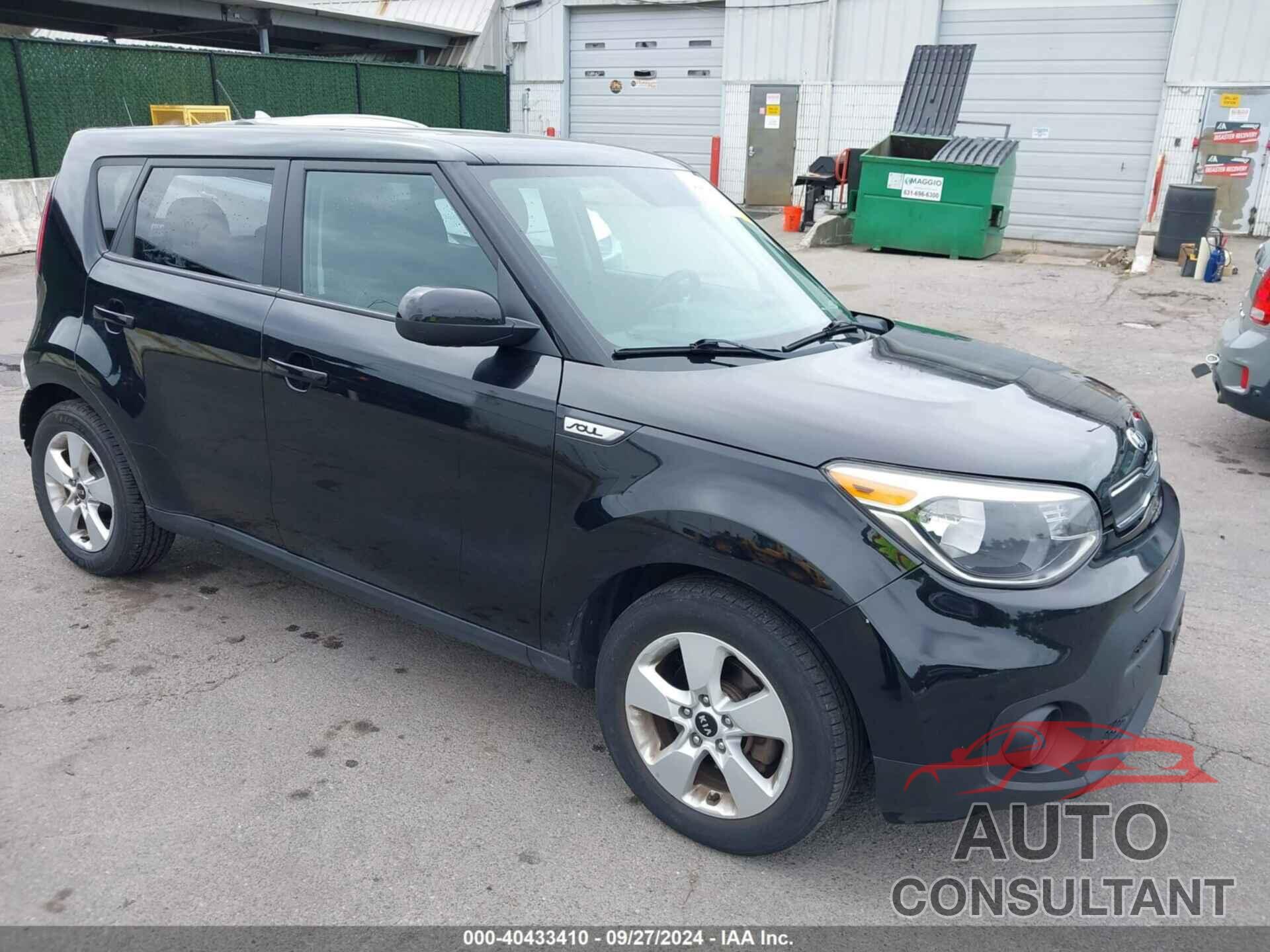 KIA SOUL 2019 - KNDJN2A23K7658987