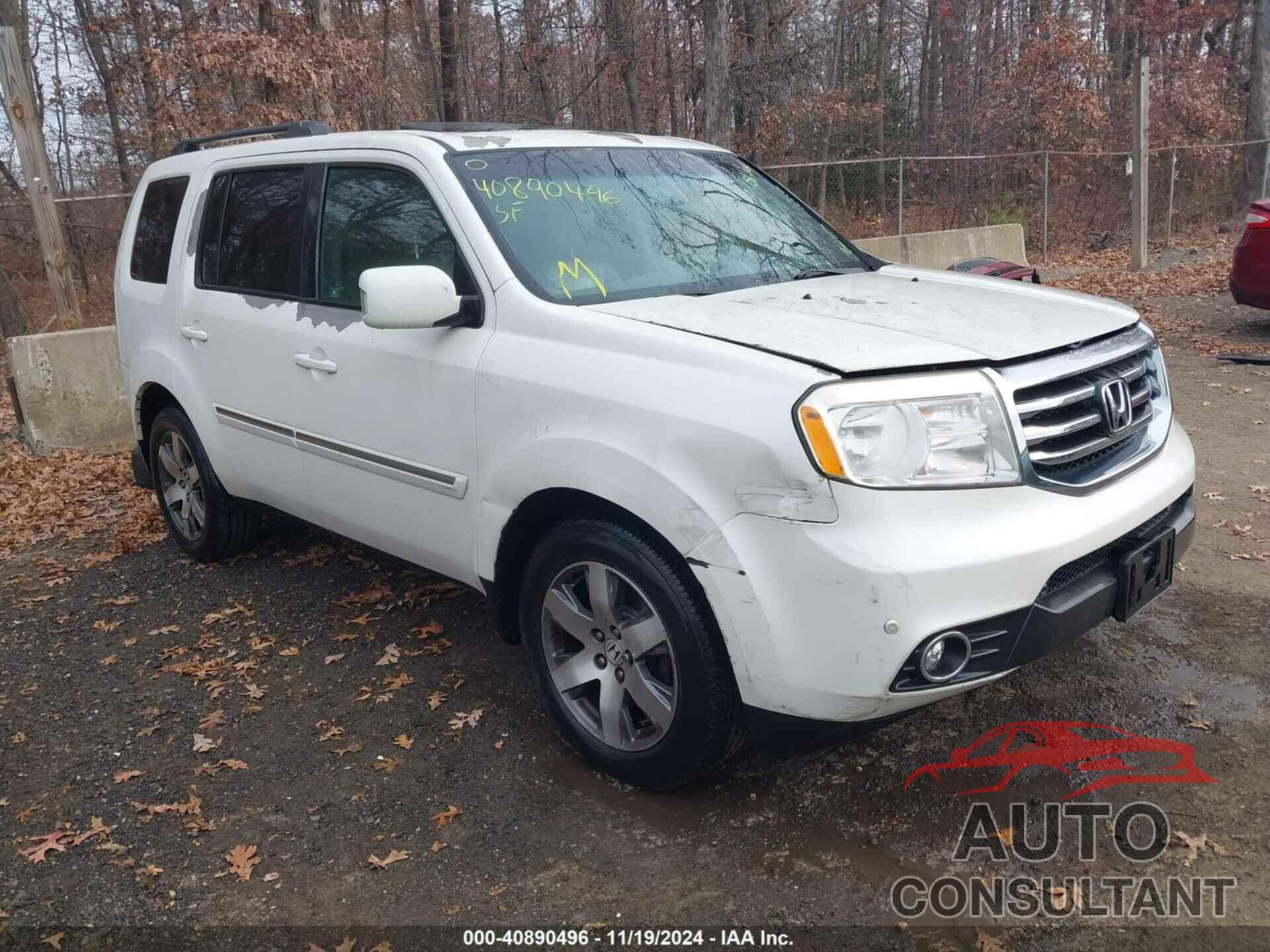 HONDA PILOT 2012 - 5FNYF4H93CB029123