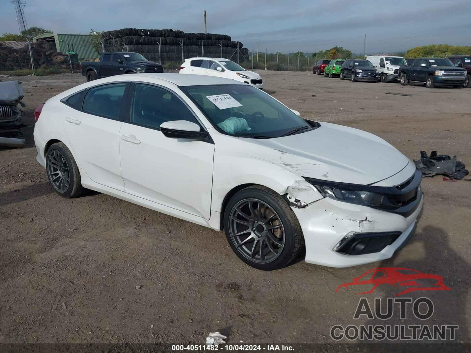 HONDA CIVIC 2019 - 2HGFC2F86KH604081