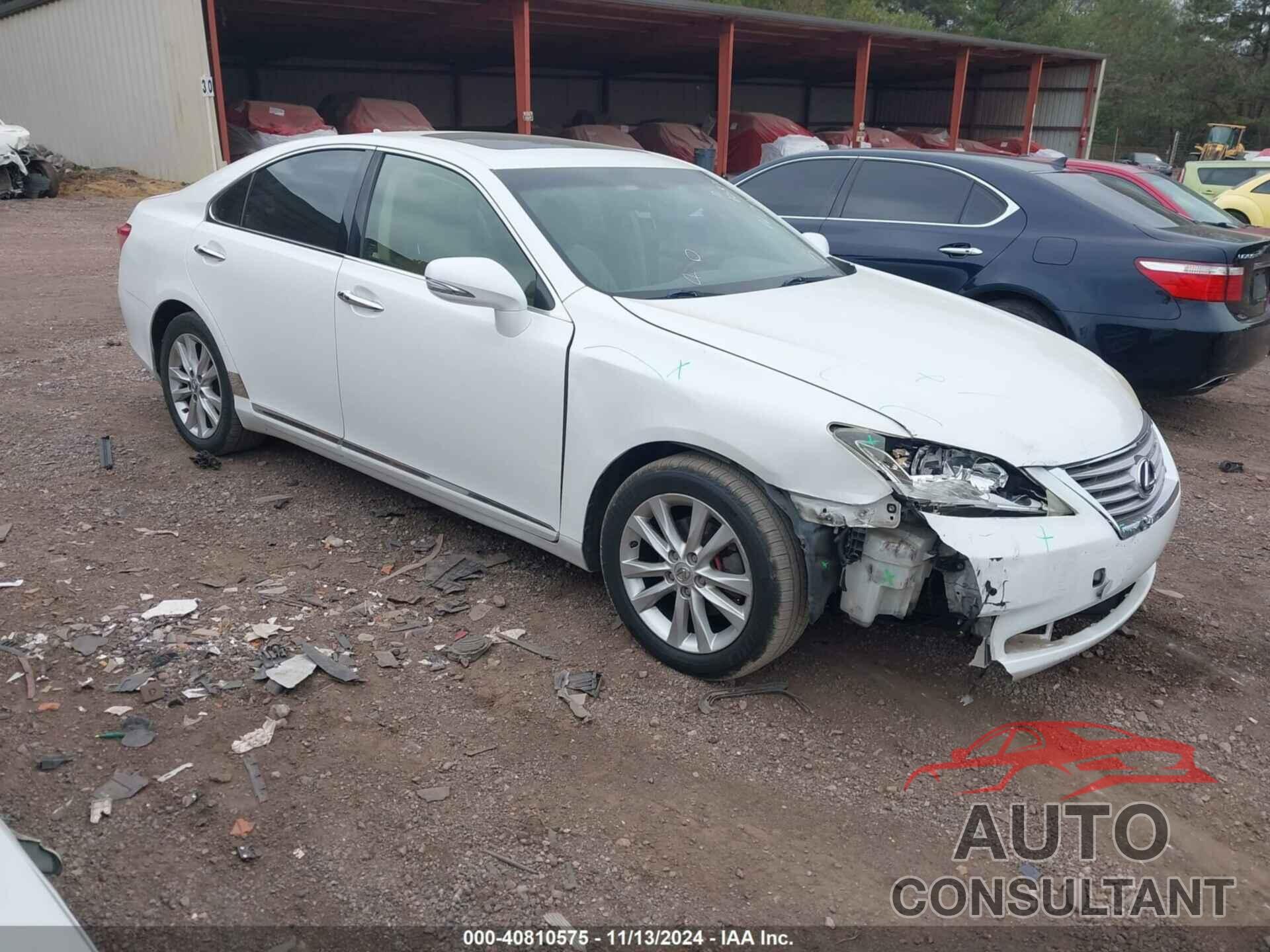 LEXUS ES 350 2011 - JTHBK1EG9B2419601