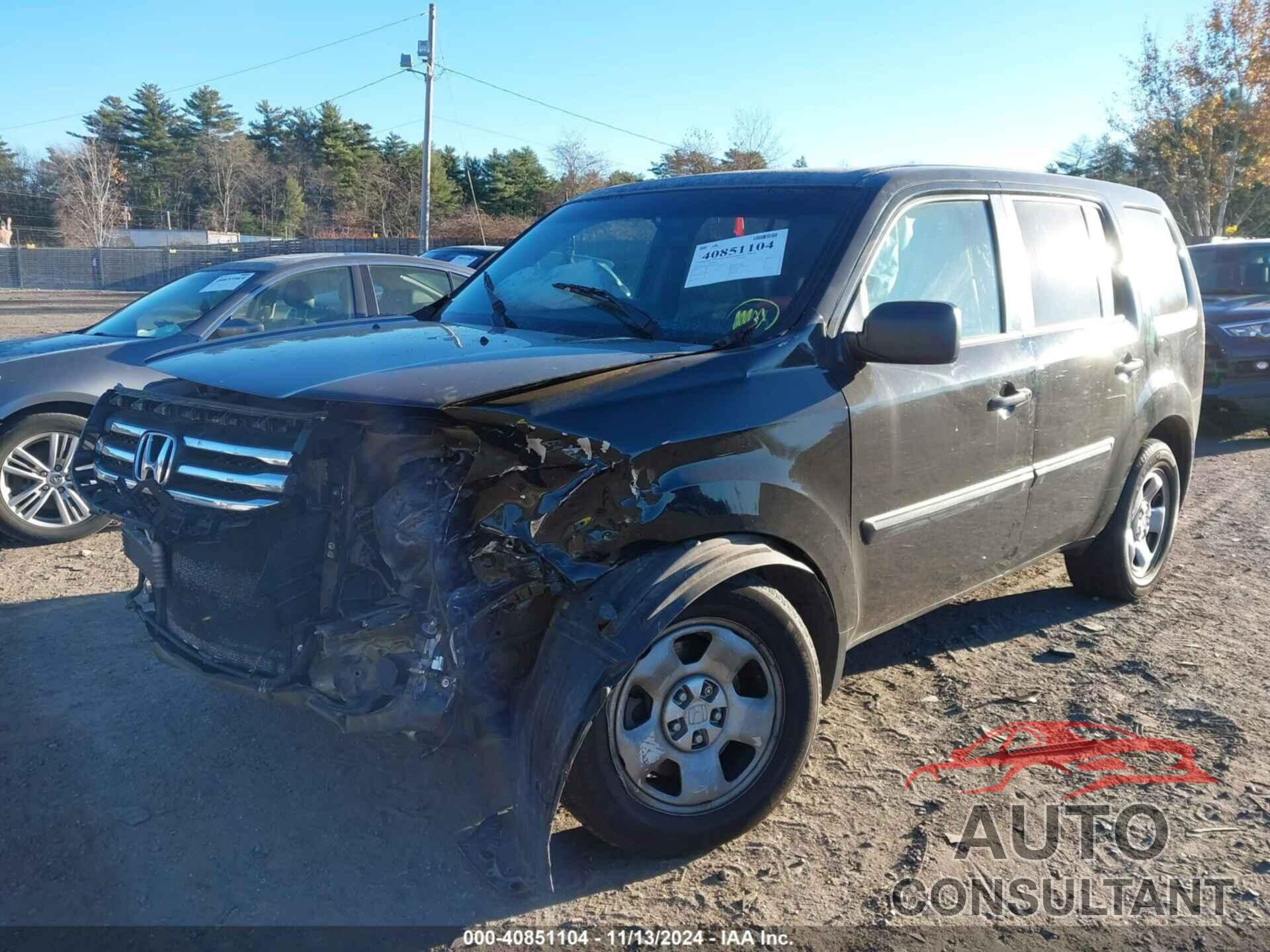 HONDA PILOT 2015 - 5FNYF4H23FB044468