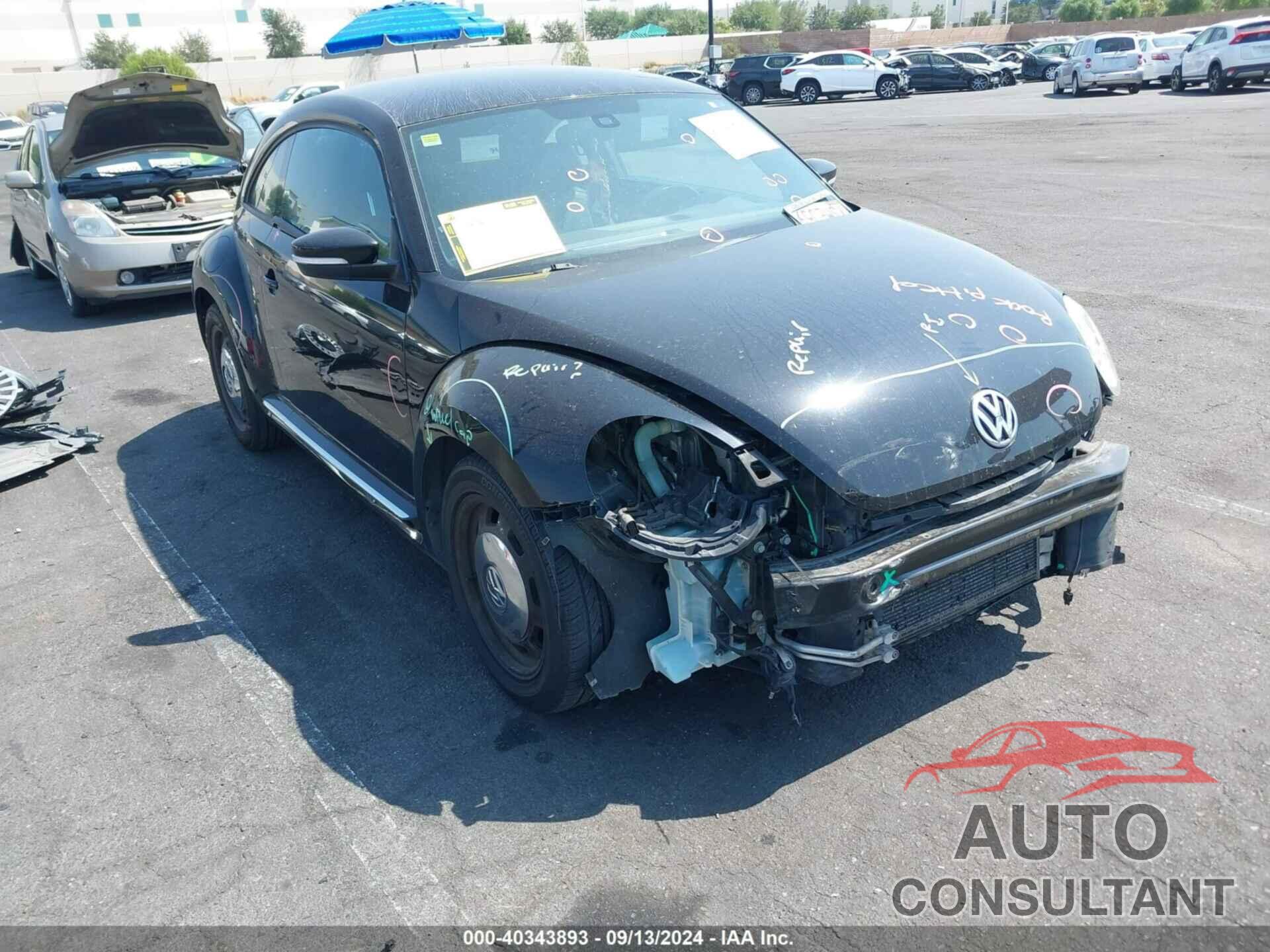 VOLKSWAGEN BEETLE 2016 - 3VWJ17AT8GM613152