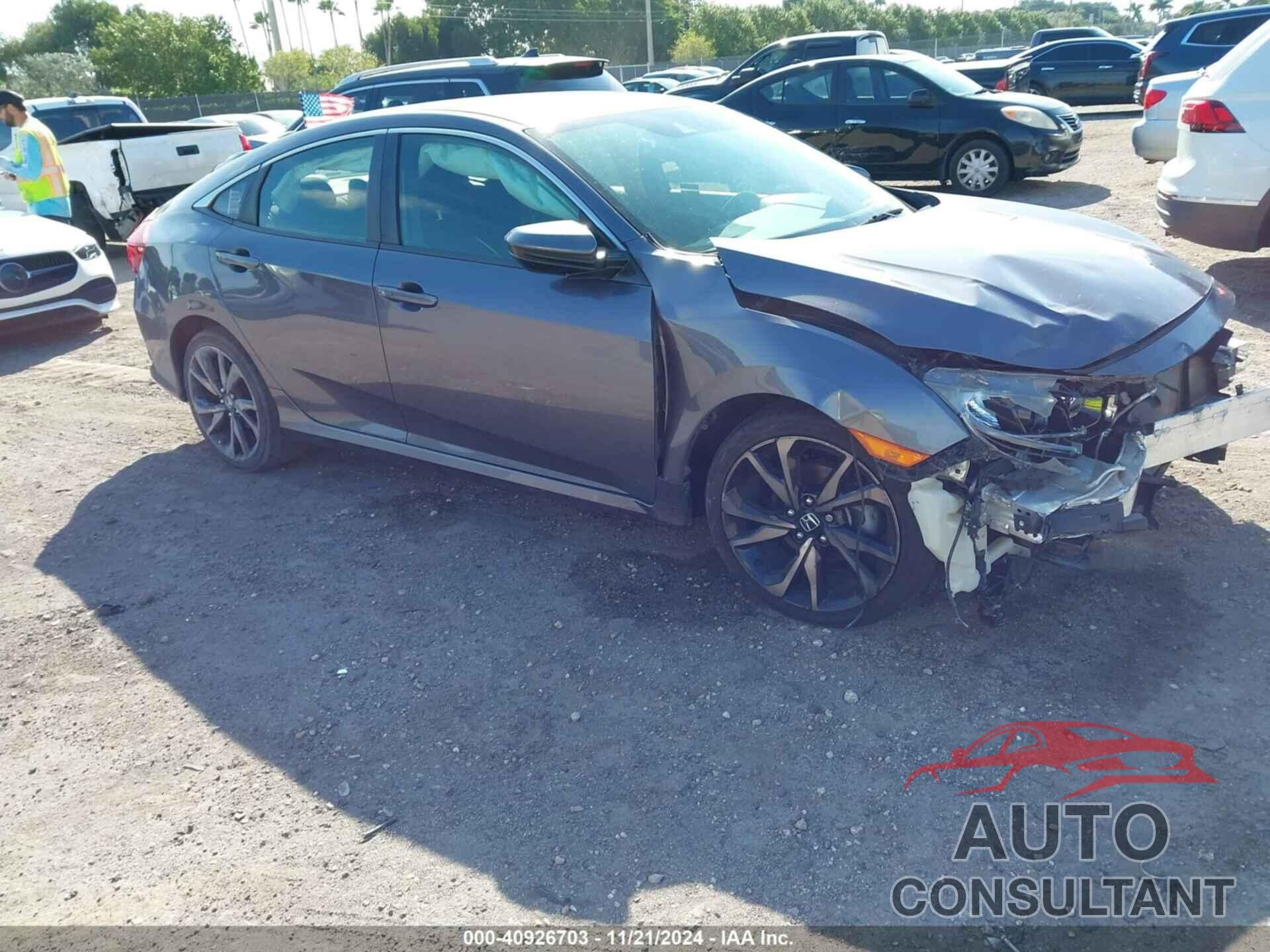 HONDA CIVIC 2019 - 2HGFC2F82KH570253