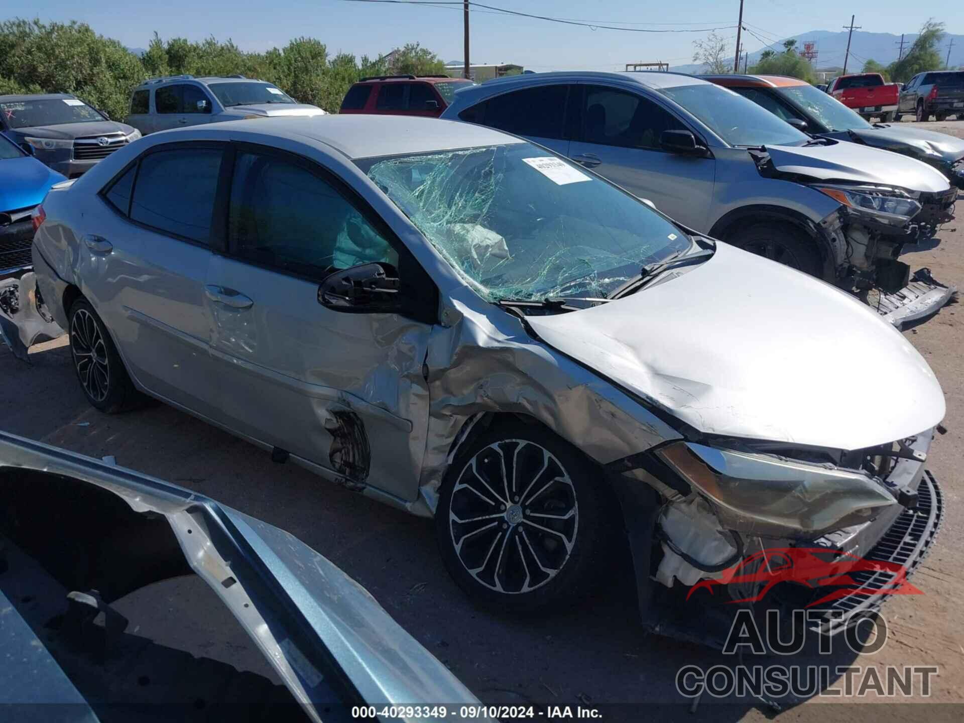 TOYOTA COROLLA 2016 - 2T1BURHE9GC645666