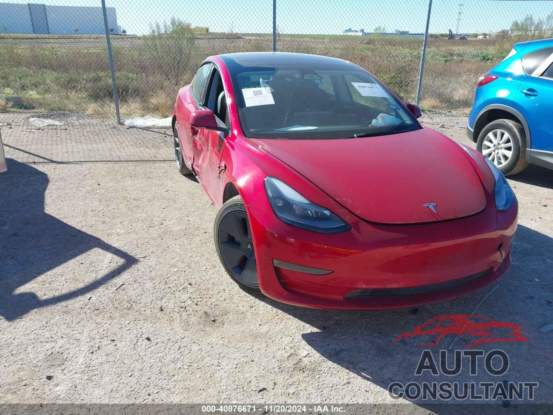 TESLA MODEL 3 2022 - 5YJ3E1EA9NF311179