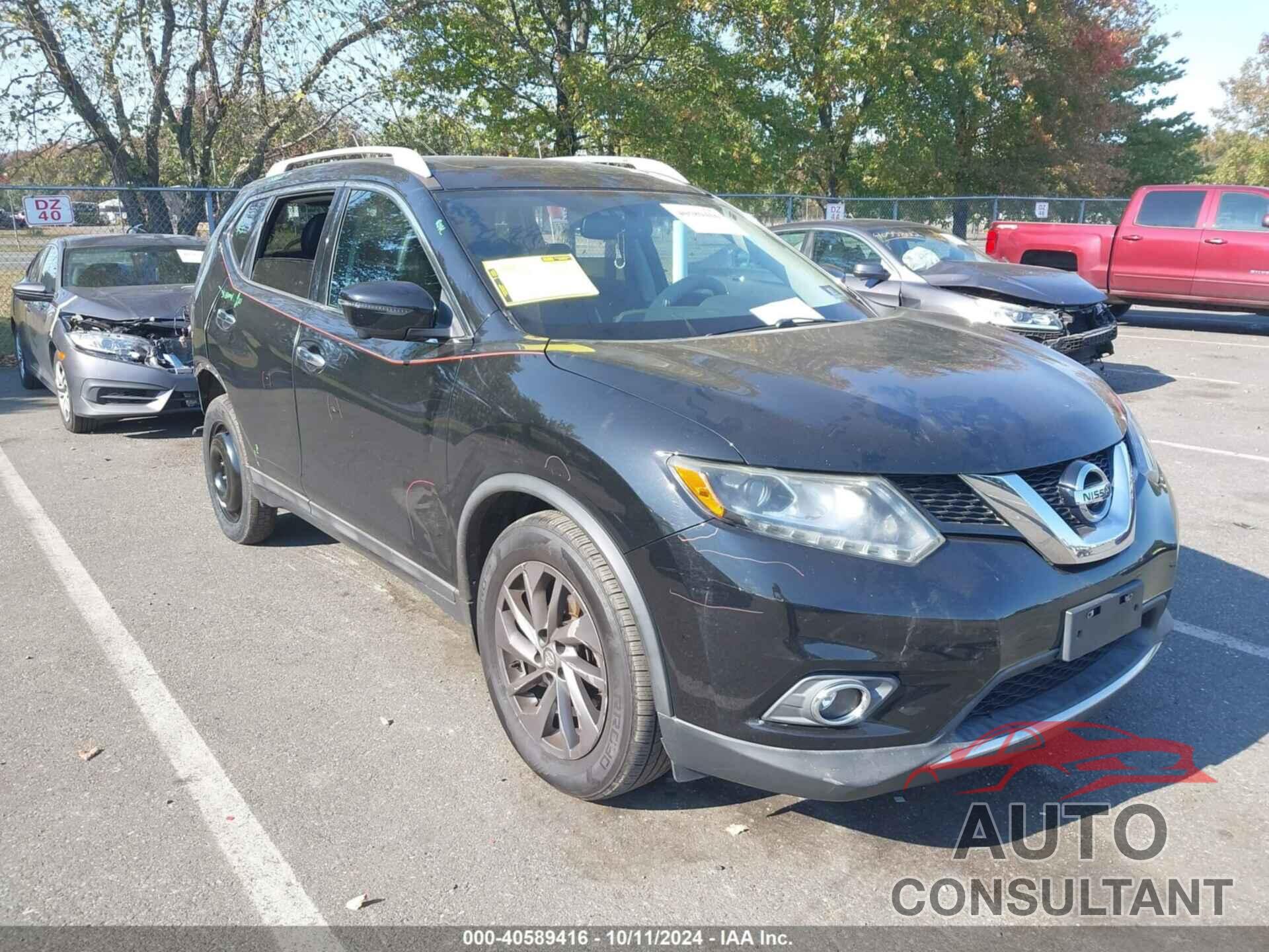 NISSAN ROGUE 2016 - 5N1AT2MV7GC869938