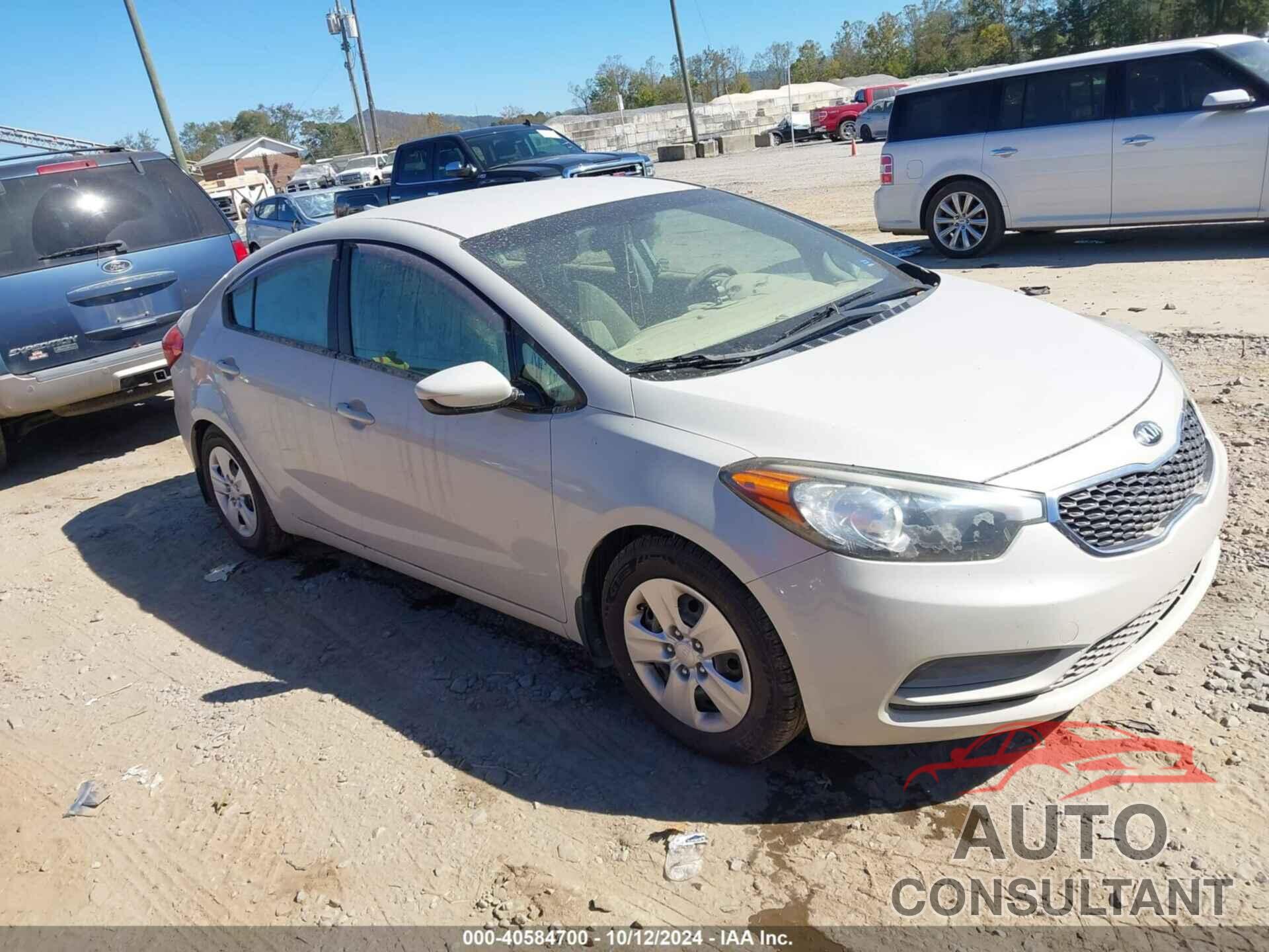 KIA FORTE 2015 - KNAFK4A69F5420623