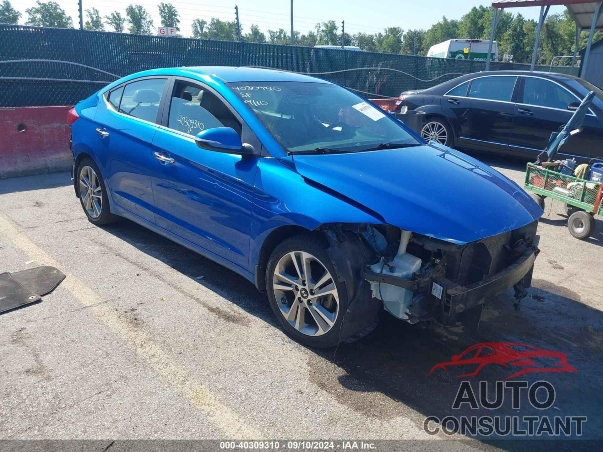 HYUNDAI ELANTRA 2017 - KMHD84LF7HU281389