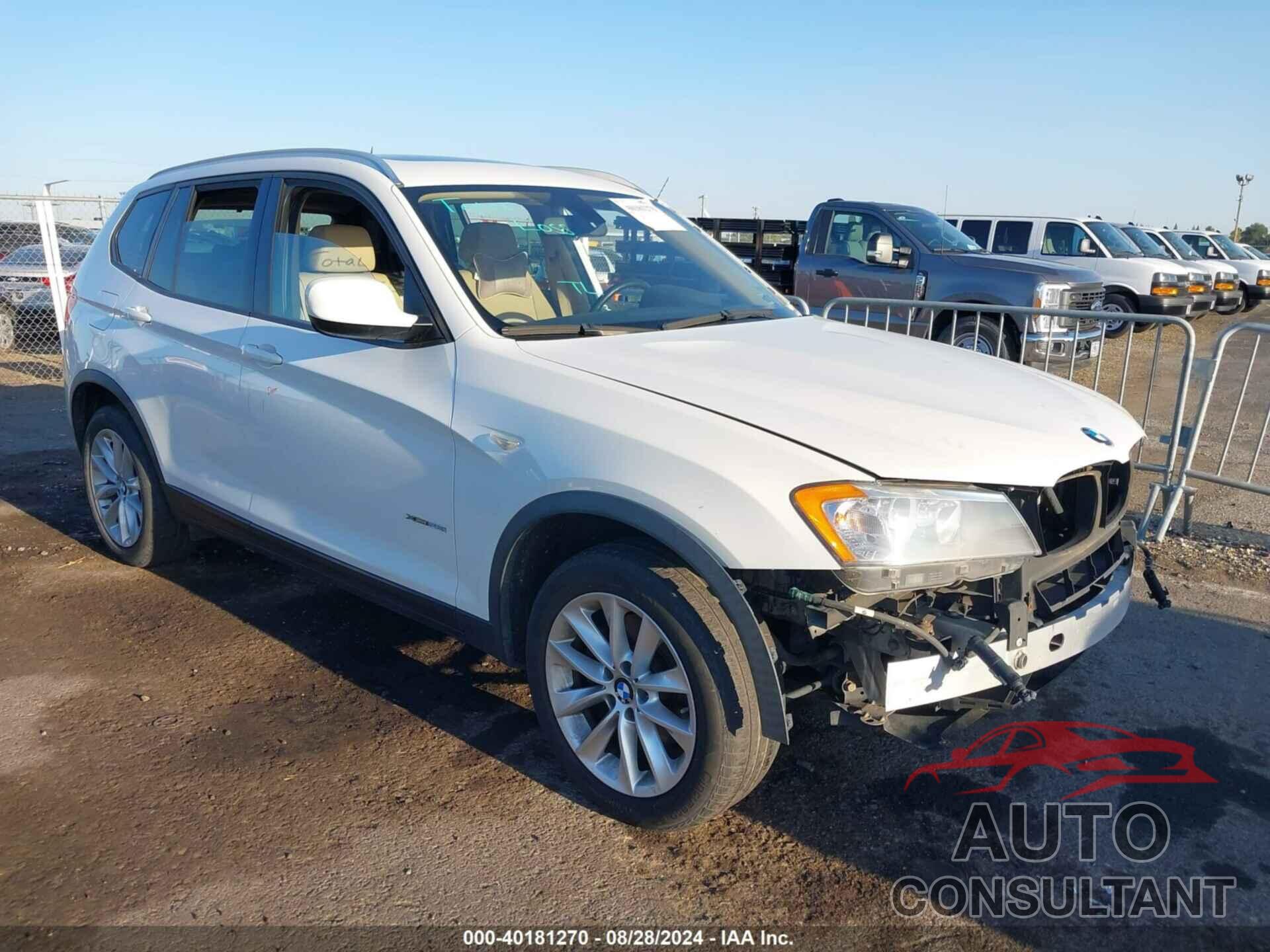 BMW X3 2014 - 5UXWX9C59E0D27863