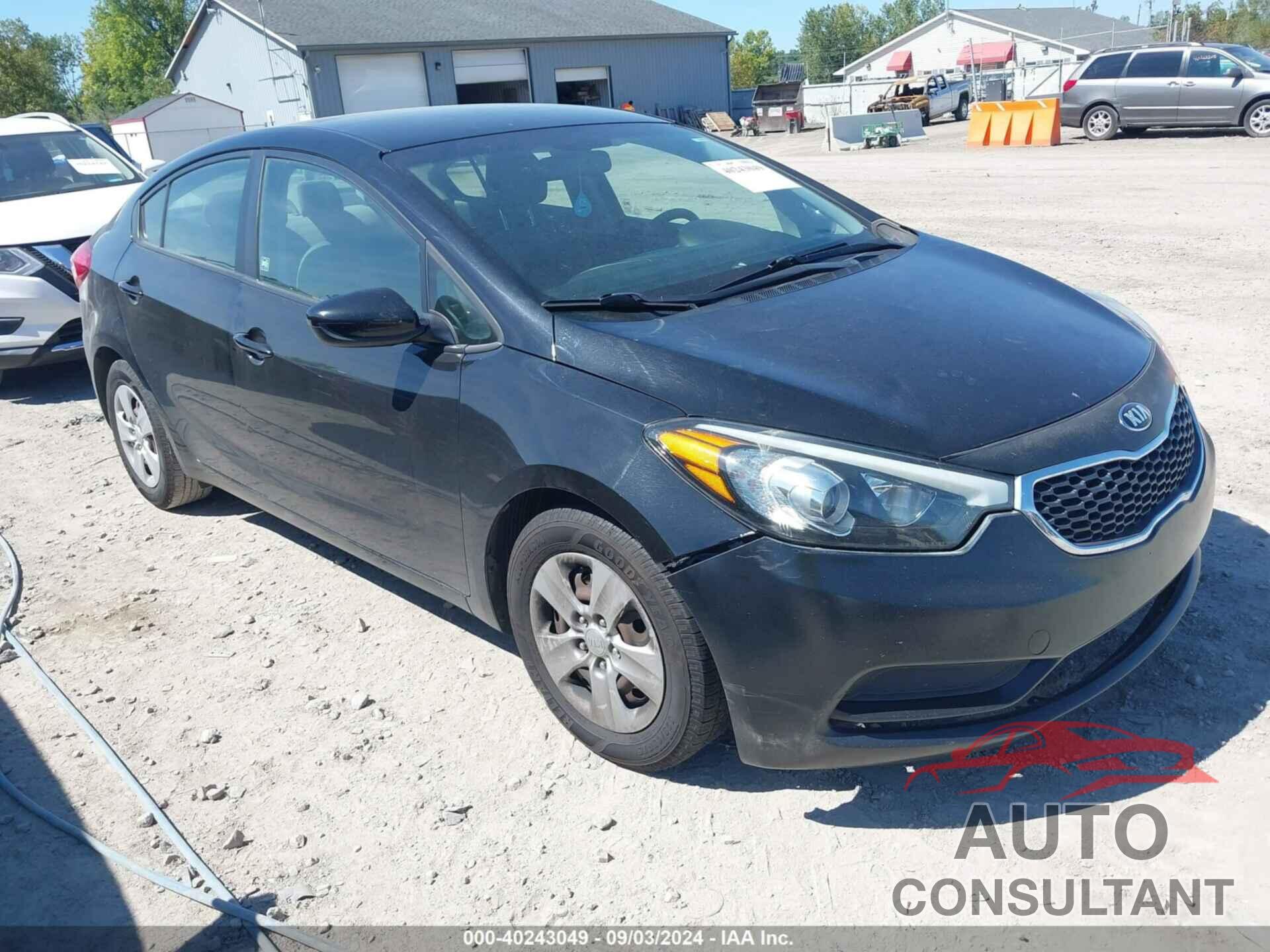 KIA FORTE 2016 - KNAFK4A61G5609381