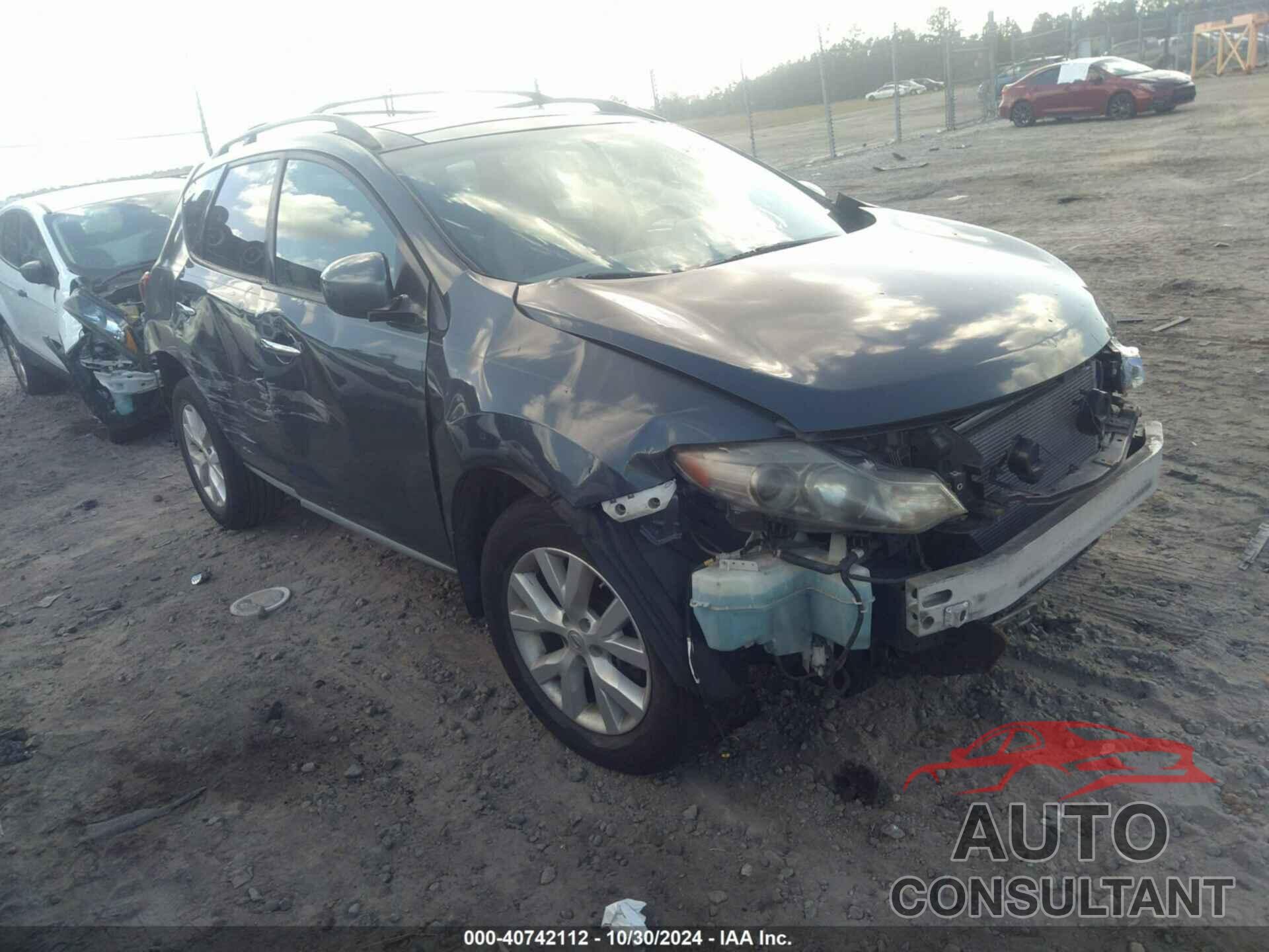 NISSAN MURANO 2012 - JN8AZ1MU8CW107459