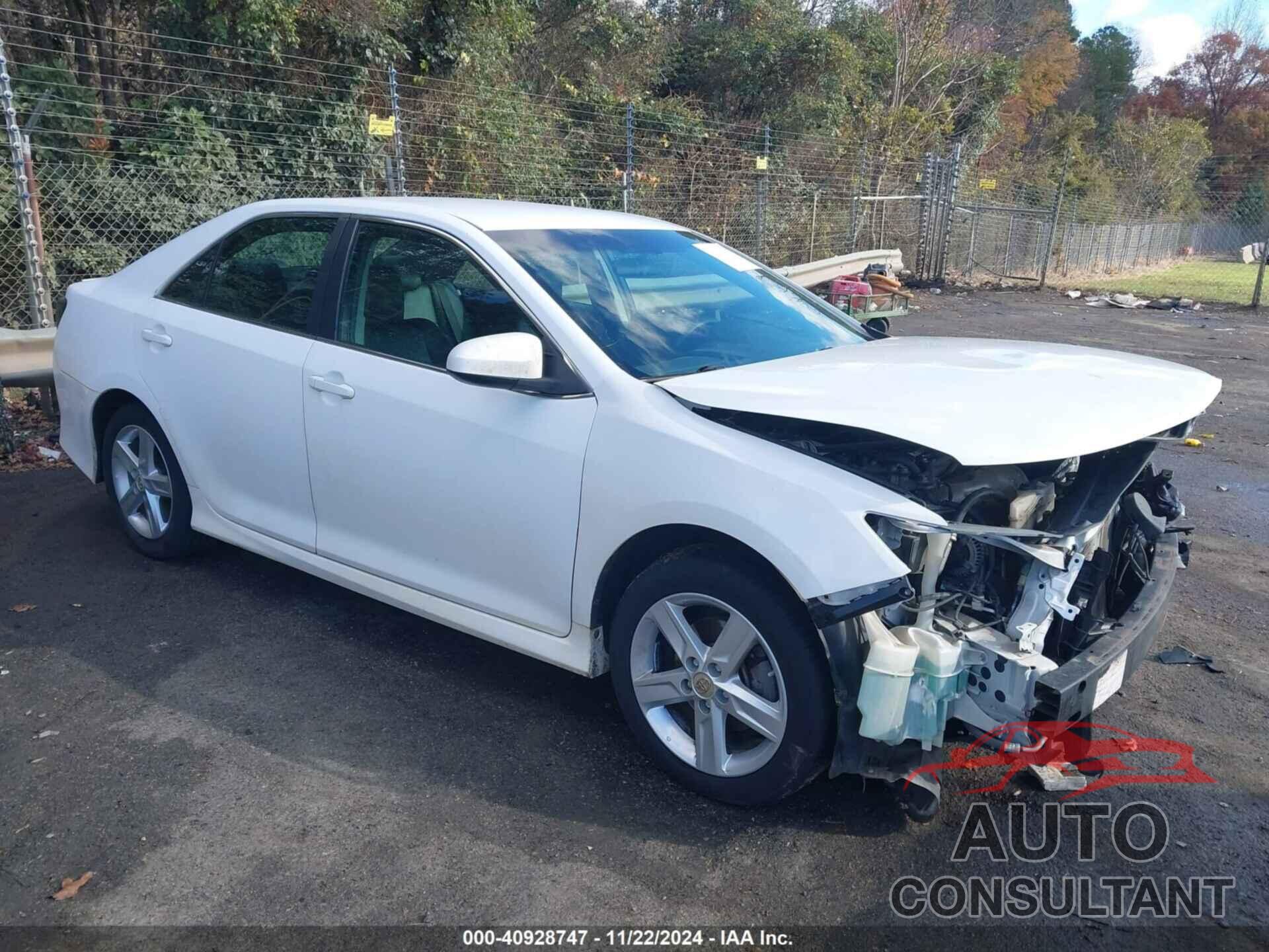 TOYOTA CAMRY 2012 - 4T1BF1FK8CU542770