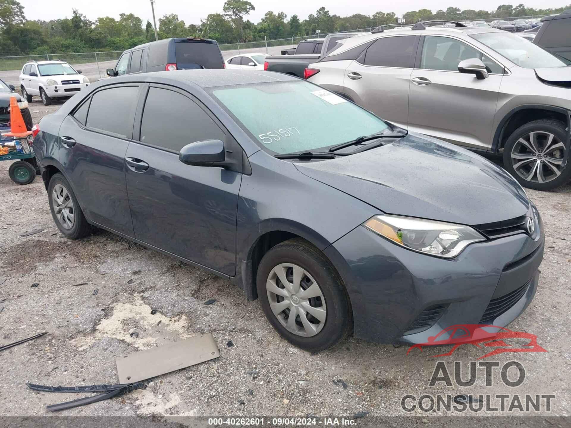 TOYOTA COROLLA 2016 - 5YFBURHE4GP551517