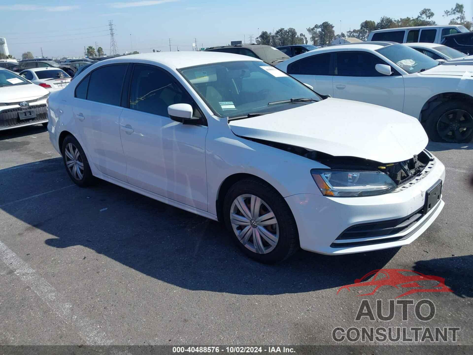 VOLKSWAGEN JETTA 2017 - 3VW2B7AJ5HM374726