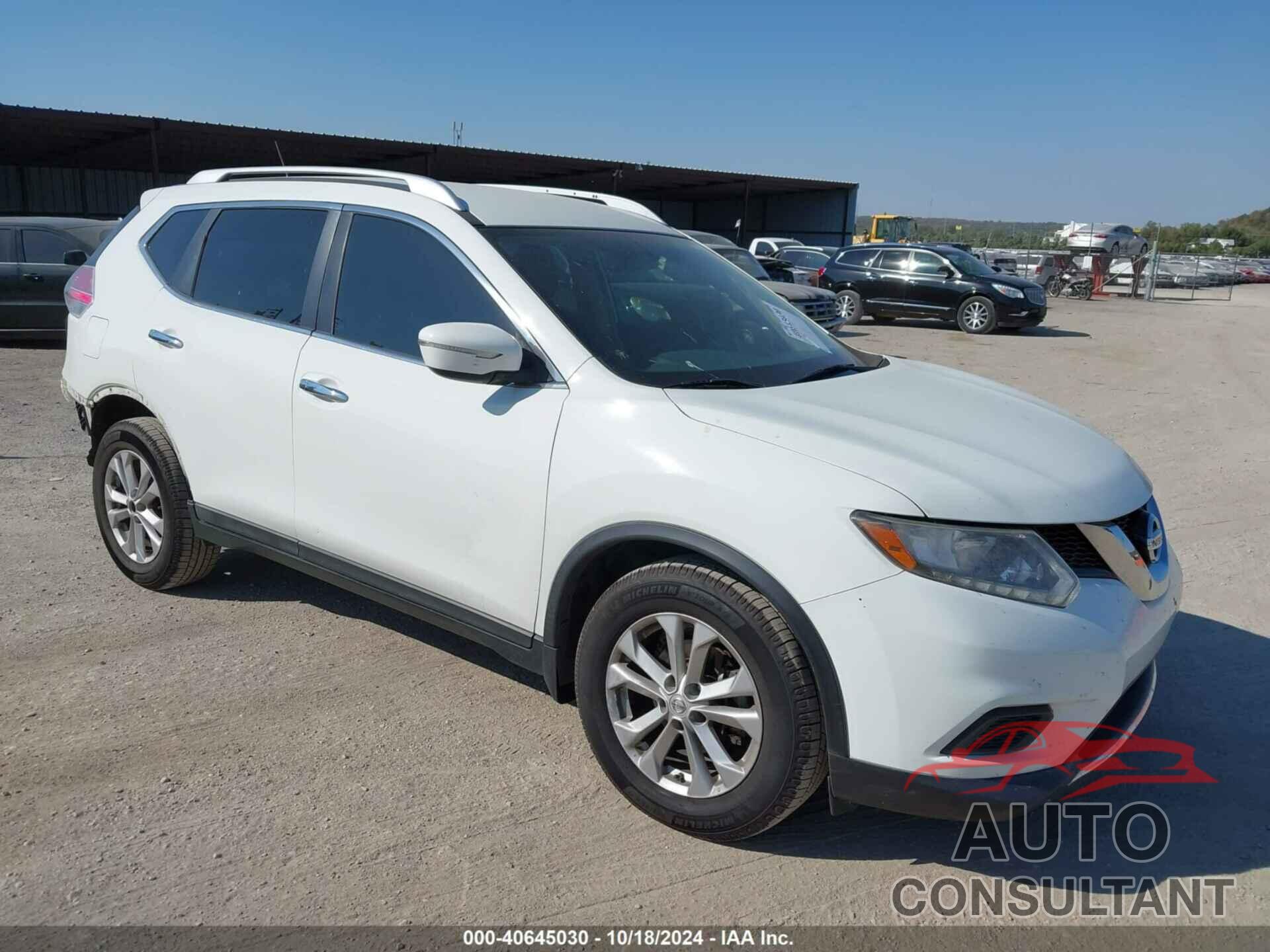 NISSAN ROGUE 2015 - KNMAT2MT5FP582625