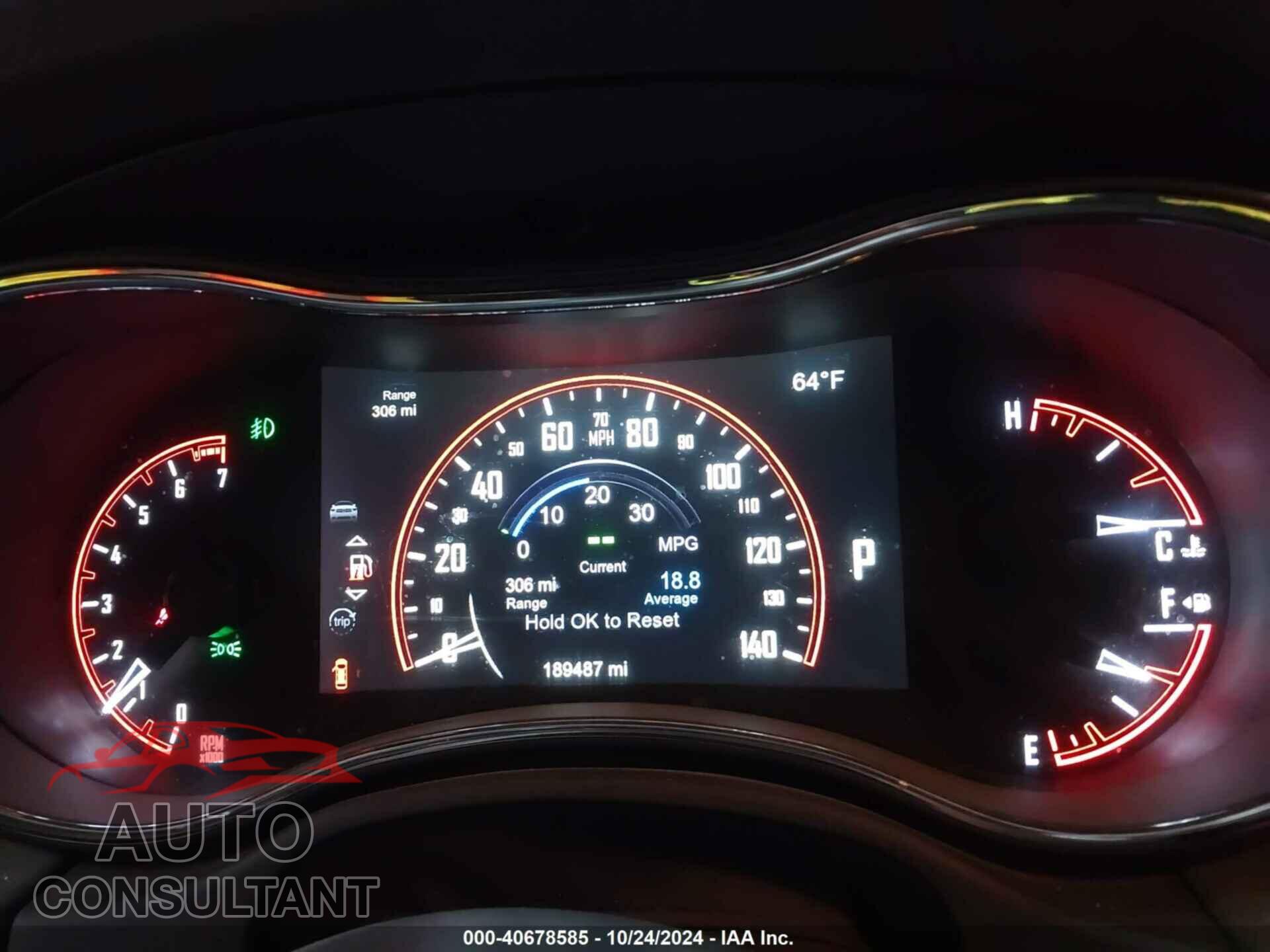 DODGE DURANGO 2014 - 1C4RDJDG4EC979861