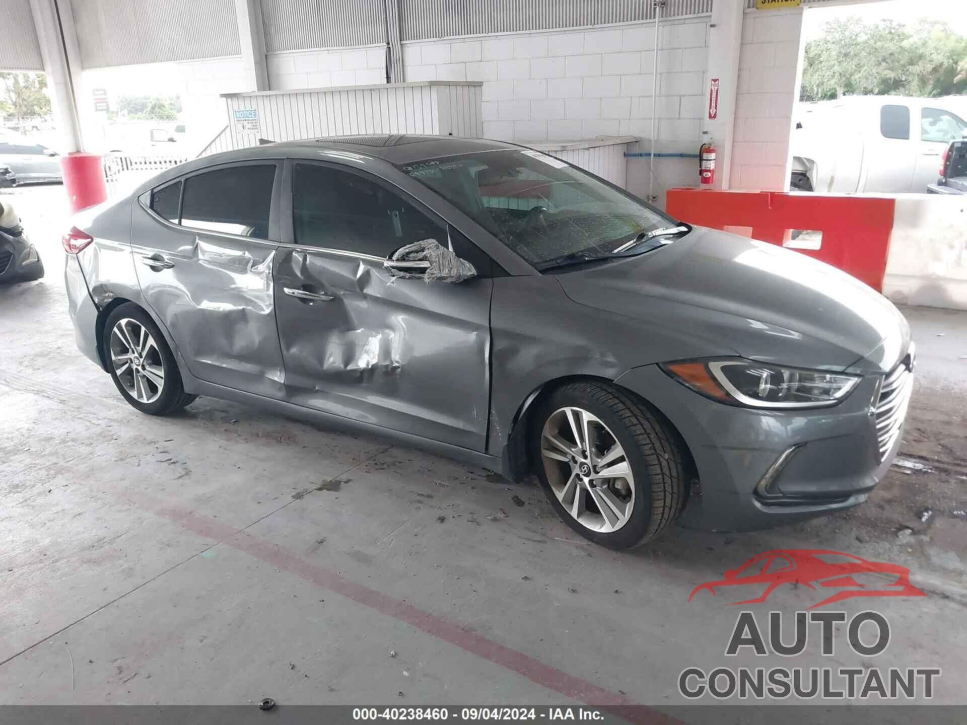 HYUNDAI ELANTRA 2017 - KMHD84LF4HU291216