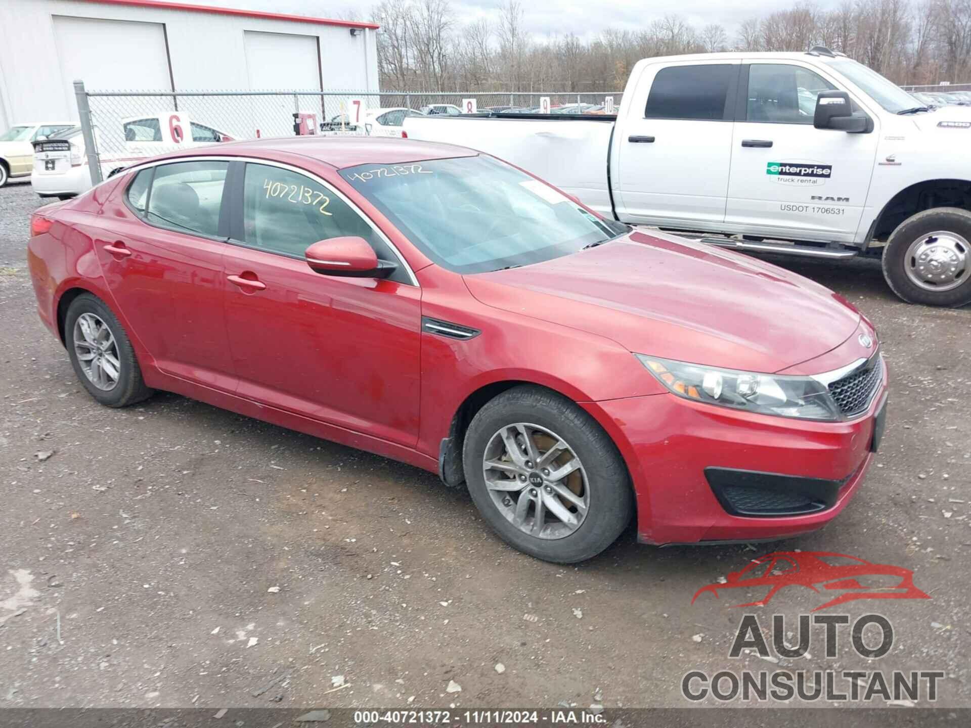 KIA OPTIMA 2011 - KNAGM4A70B5058876