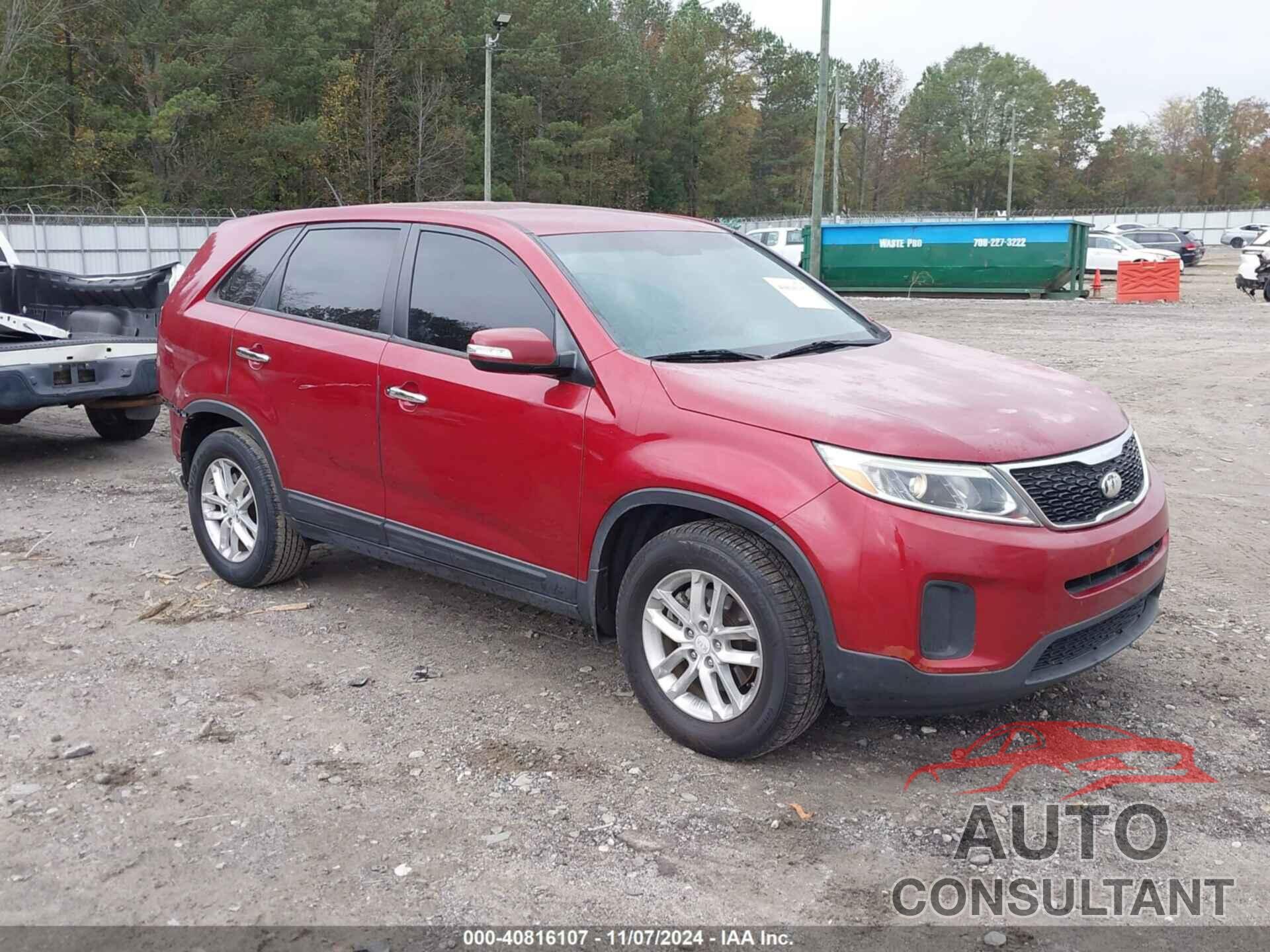 KIA SORENTO 2014 - 5XYKT3A65EG538165