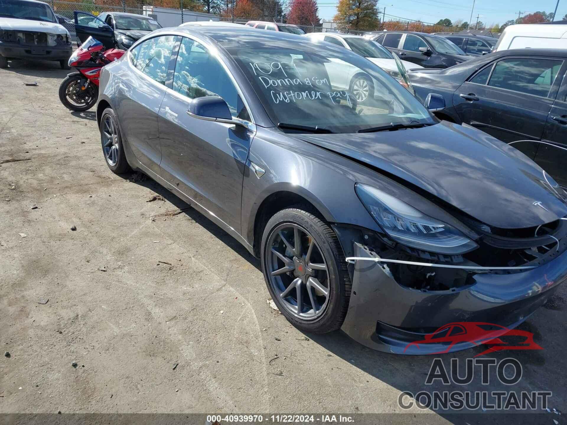 TESLA MODEL 3 2019 - 5YJ3E1EAXKF338192