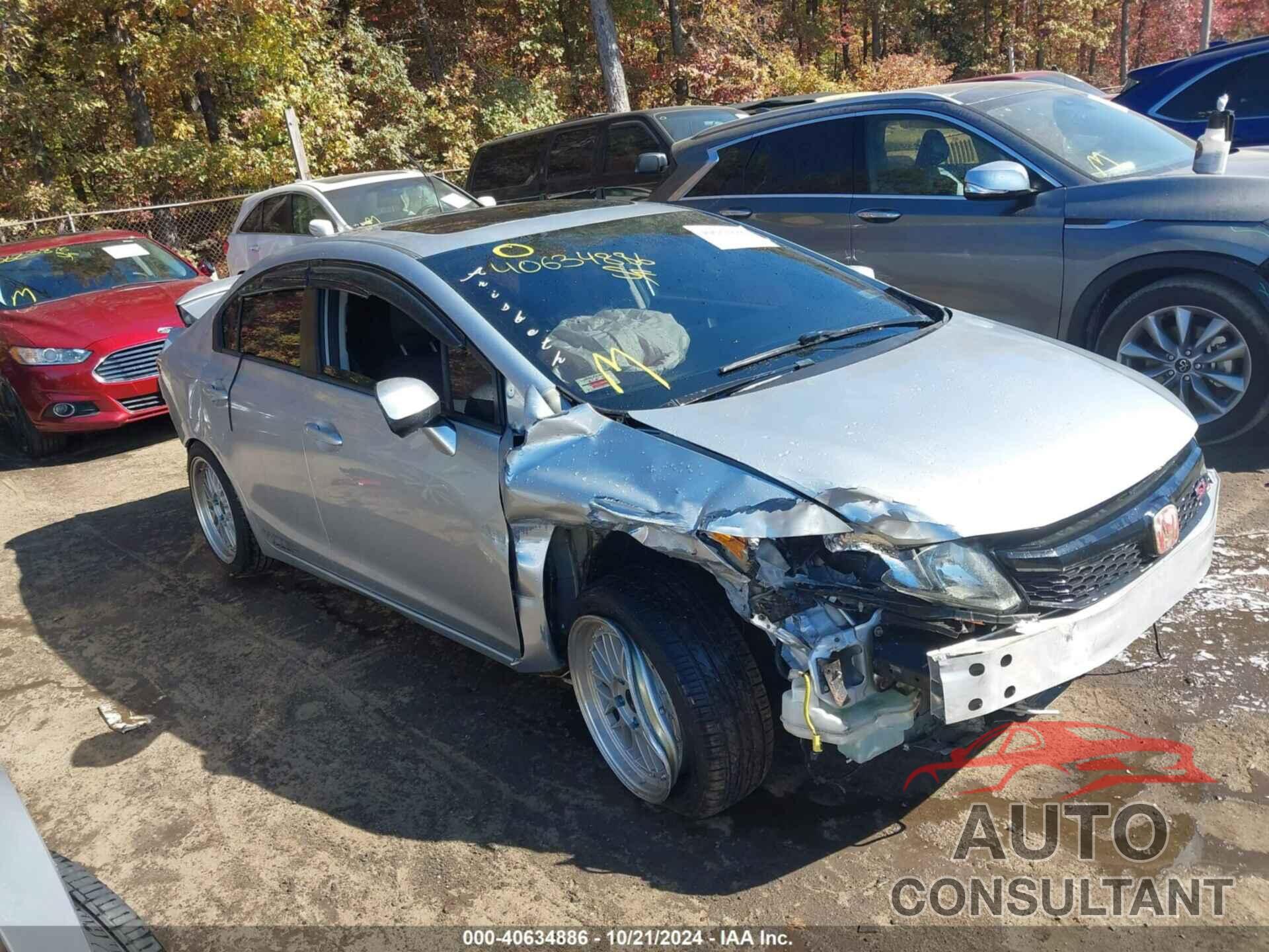 HONDA CIVIC 2012 - 2HGFB6E50CH706348