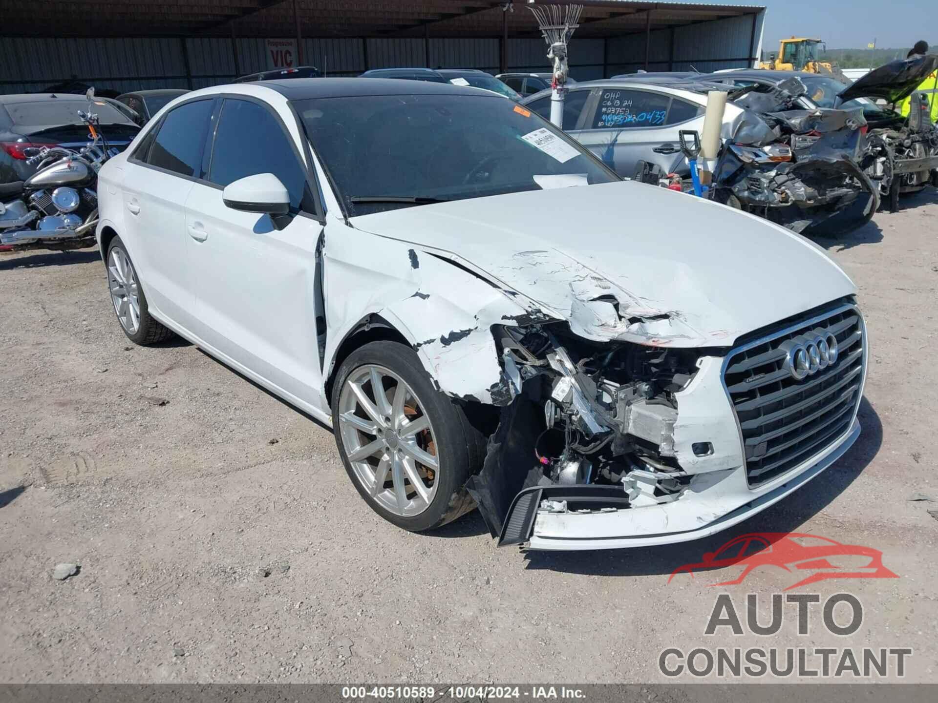 AUDI A3 2016 - WAUB8GFF3G1020878