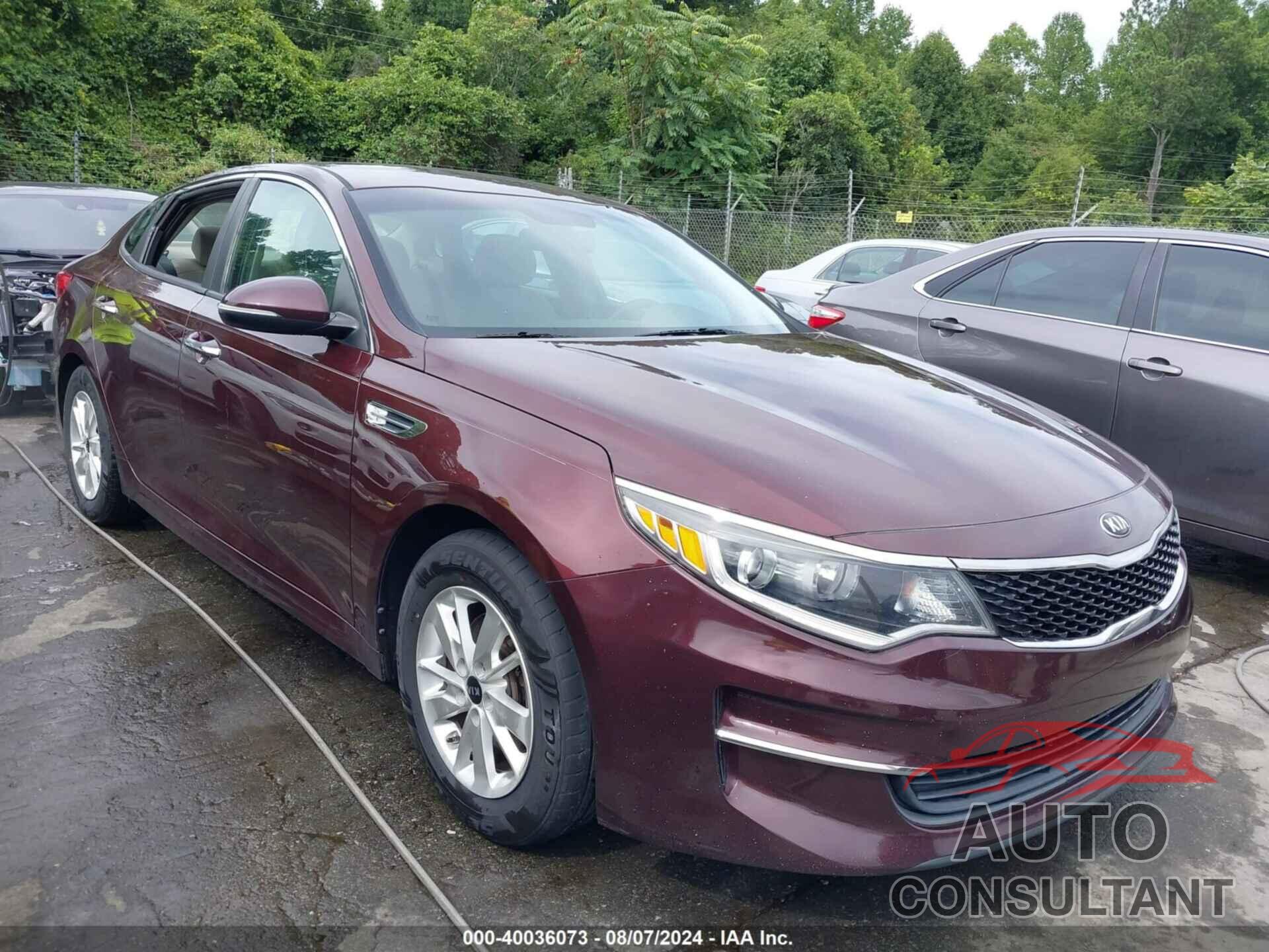 KIA OPTIMA 2016 - 5XXGT4L31GG102807