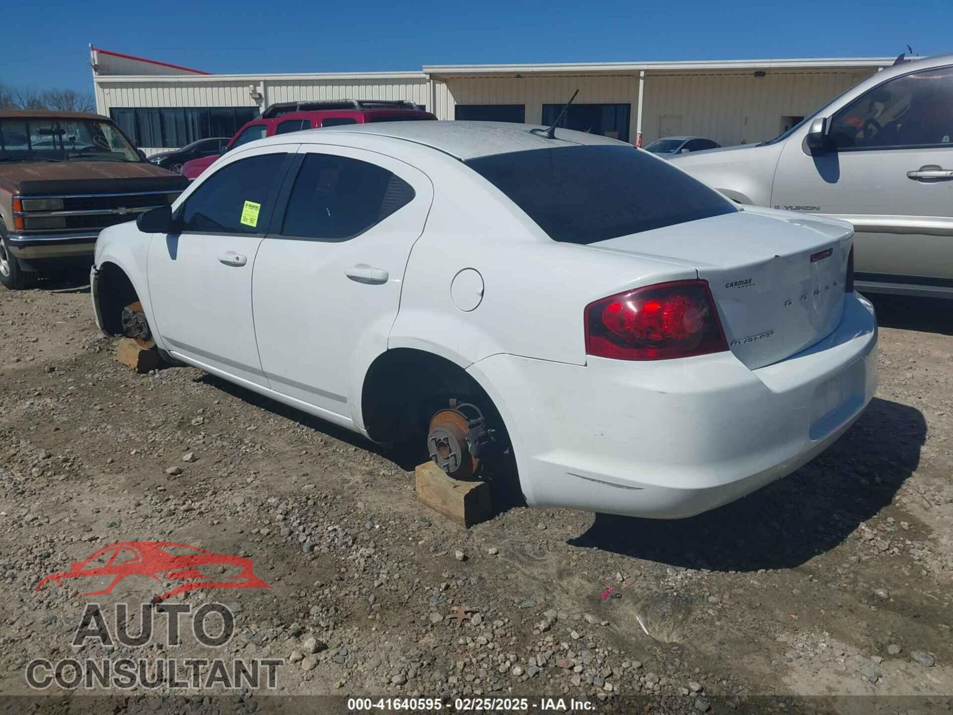 DODGE AVENGER 2013 - 1C3CDZAB8DN645997