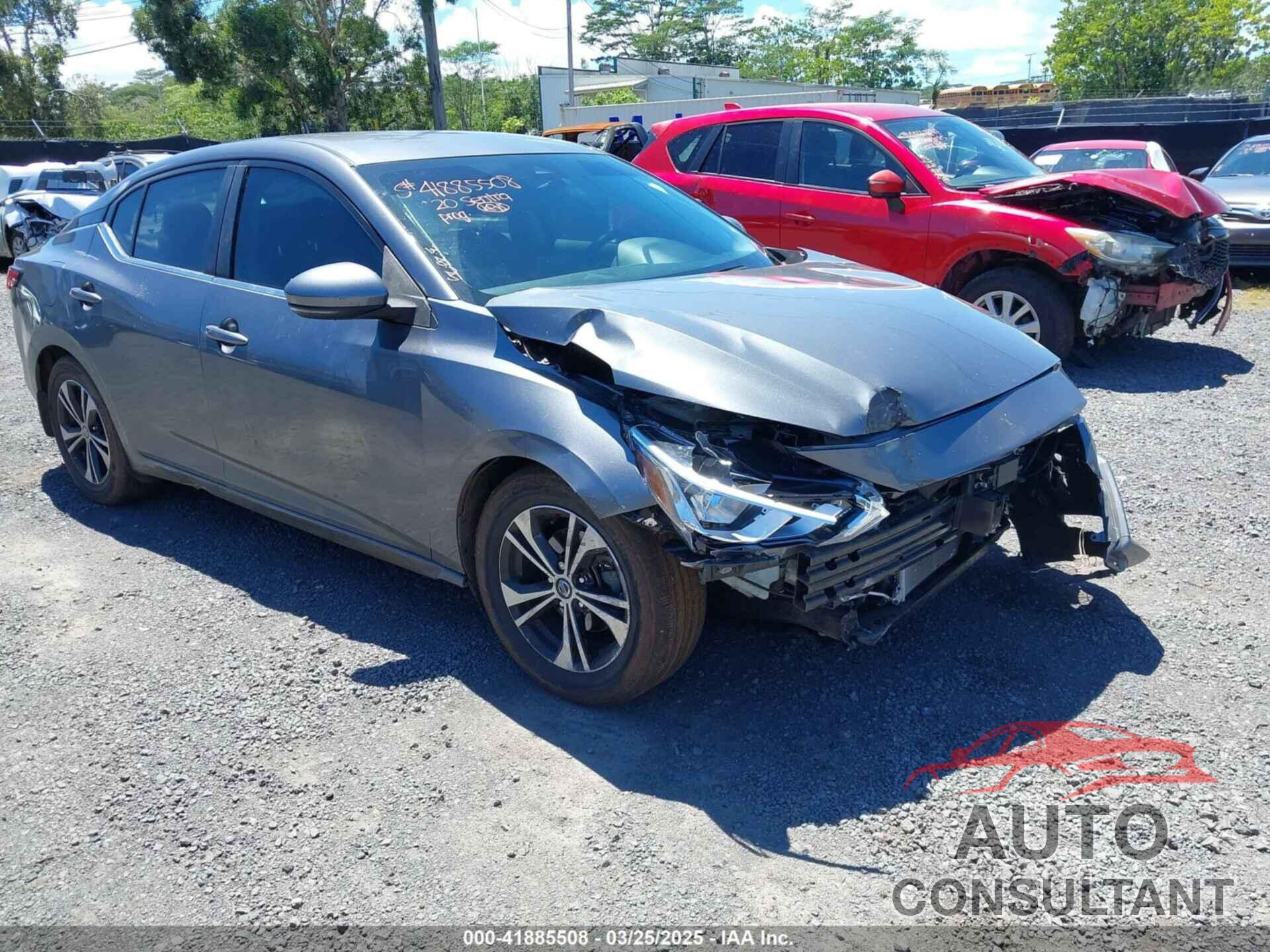 NISSAN SENTRA 2020 - 3N1AB8CV0LY217050