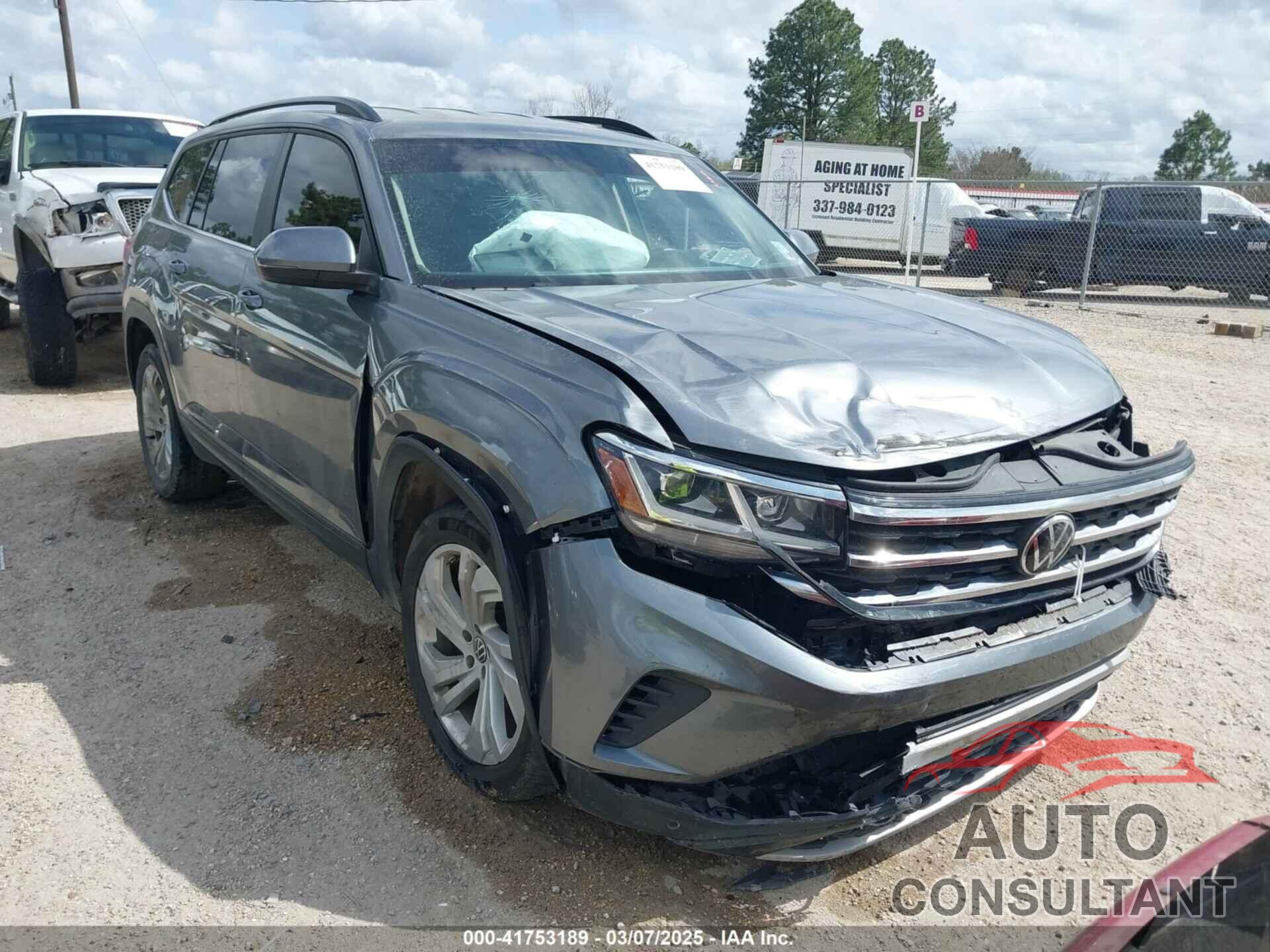 VOLKSWAGEN ATLAS 2021 - 1V2WR2CA4MC541958