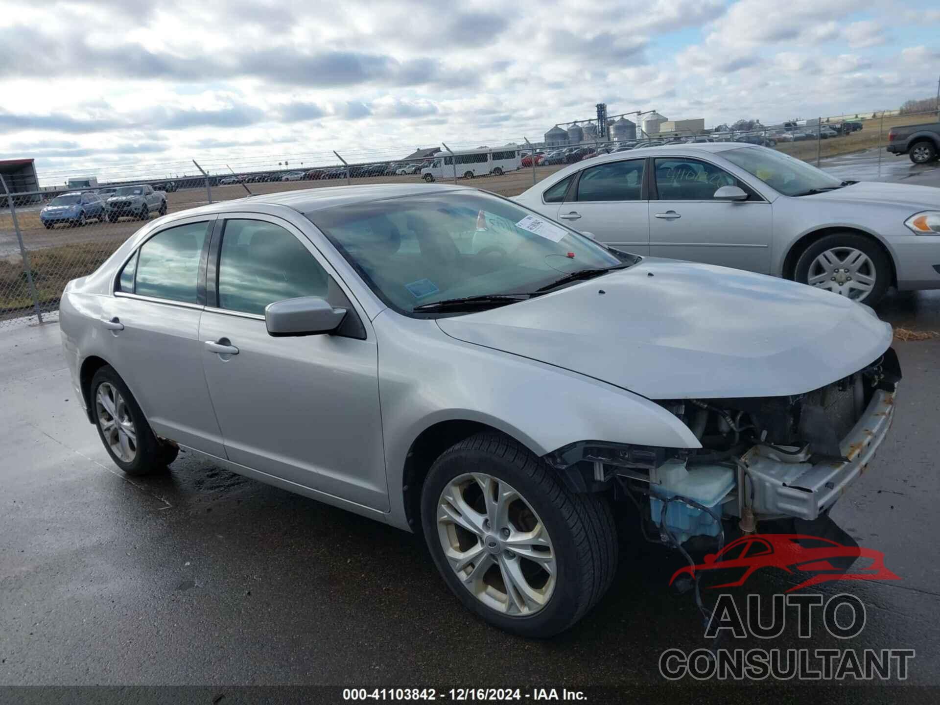 FORD FUSION 2012 - 3FAHP0HG9CR119885