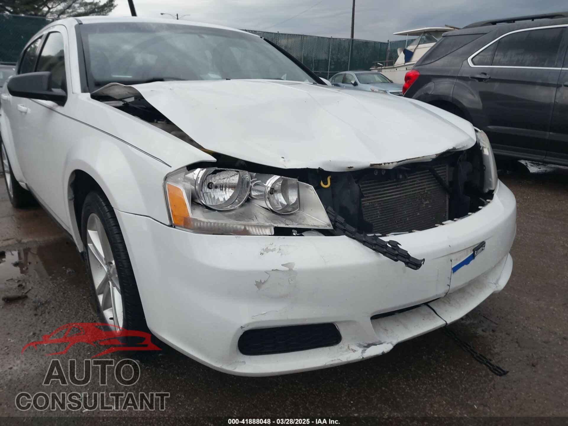 DODGE AVENGER 2012 - 1C3CDZCB2CN201400