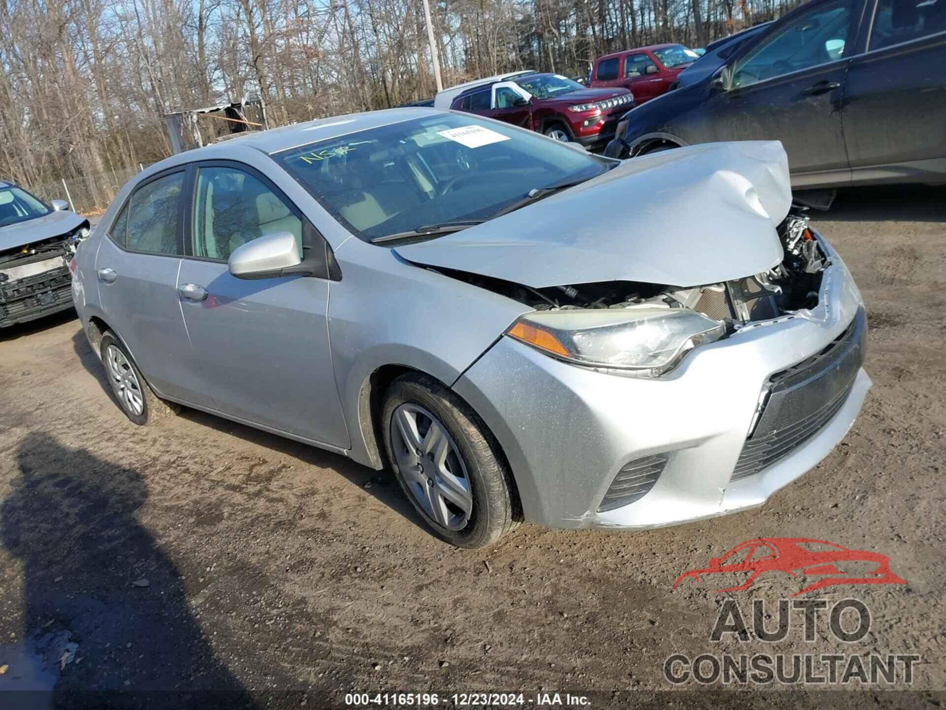 TOYOTA COROLLA 2015 - 2T1BURHE1FC372799