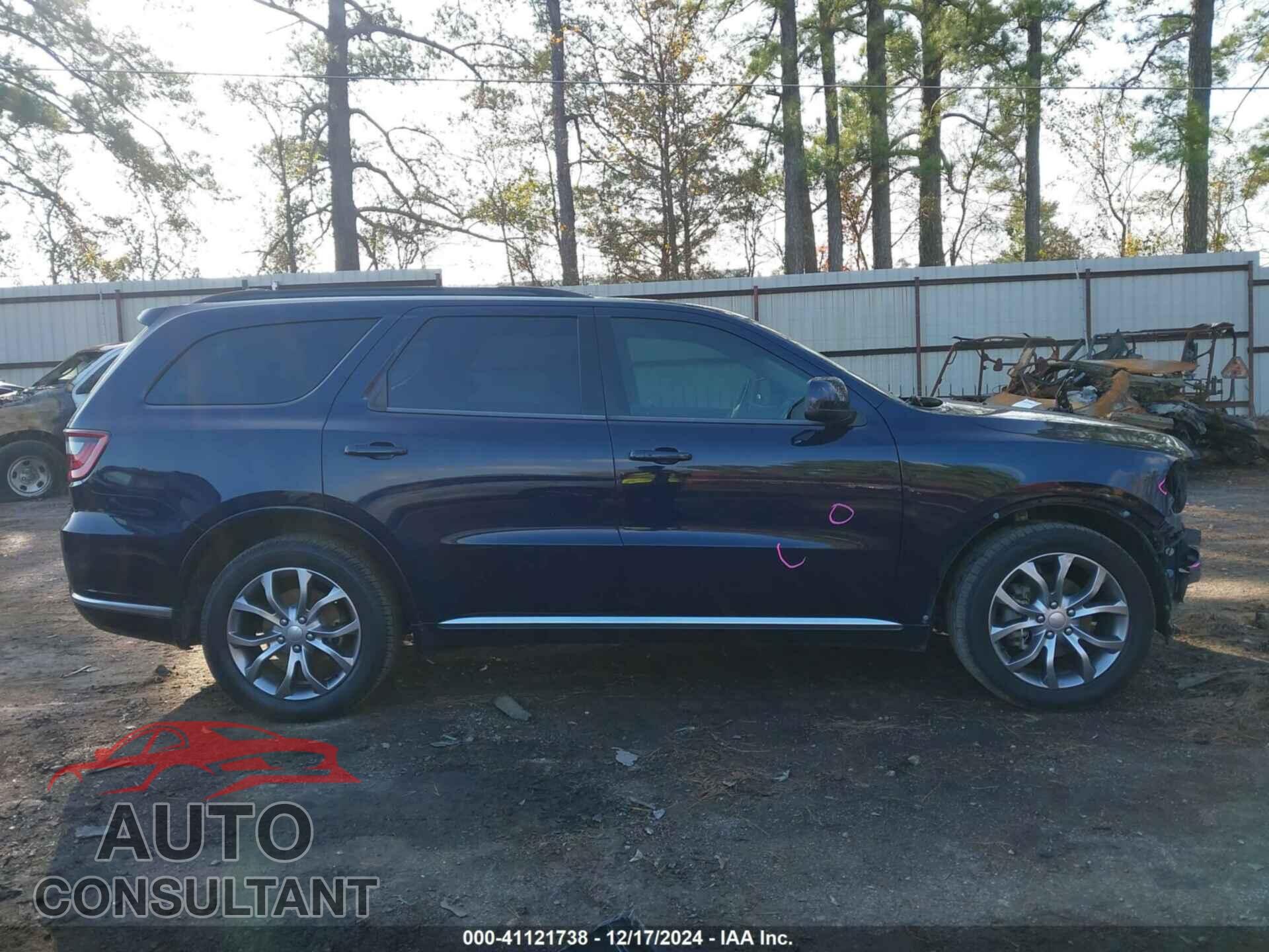 DODGE DURANGO 2017 - 1C4RDHAGXHC898364