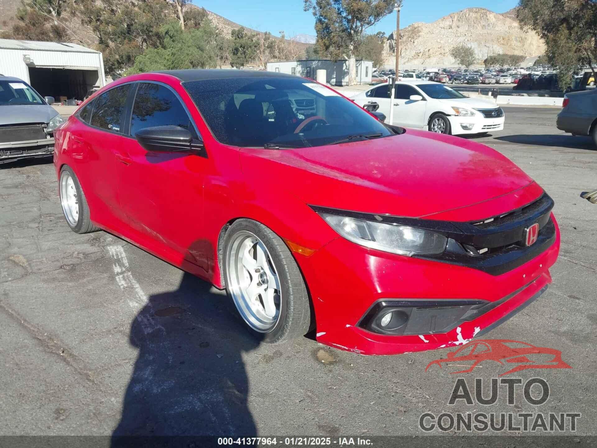 HONDA CIVIC 2019 - 2HGFC2F81KH538037