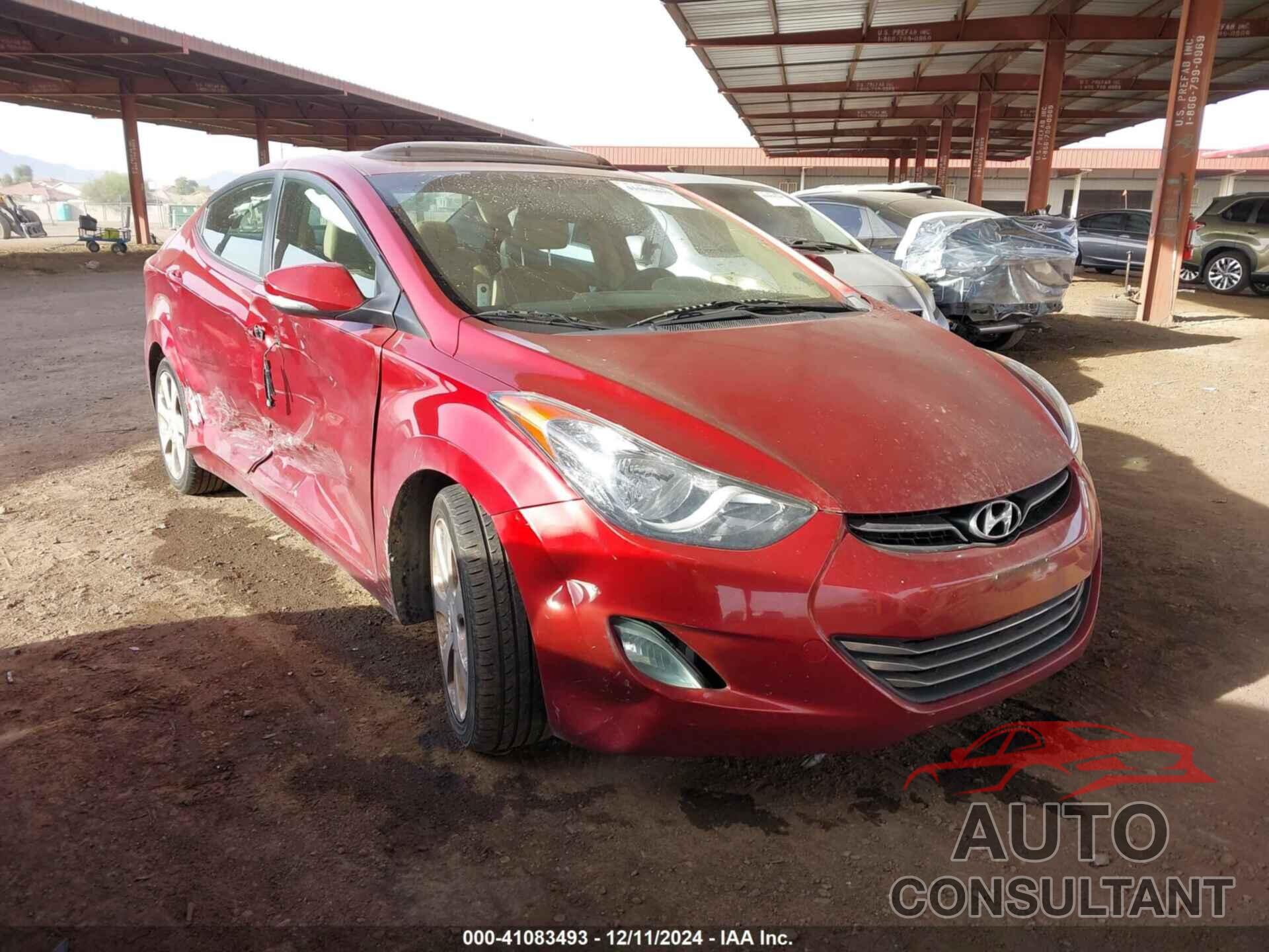 HYUNDAI ELANTRA 2013 - 5NPDH4AE8DH185189