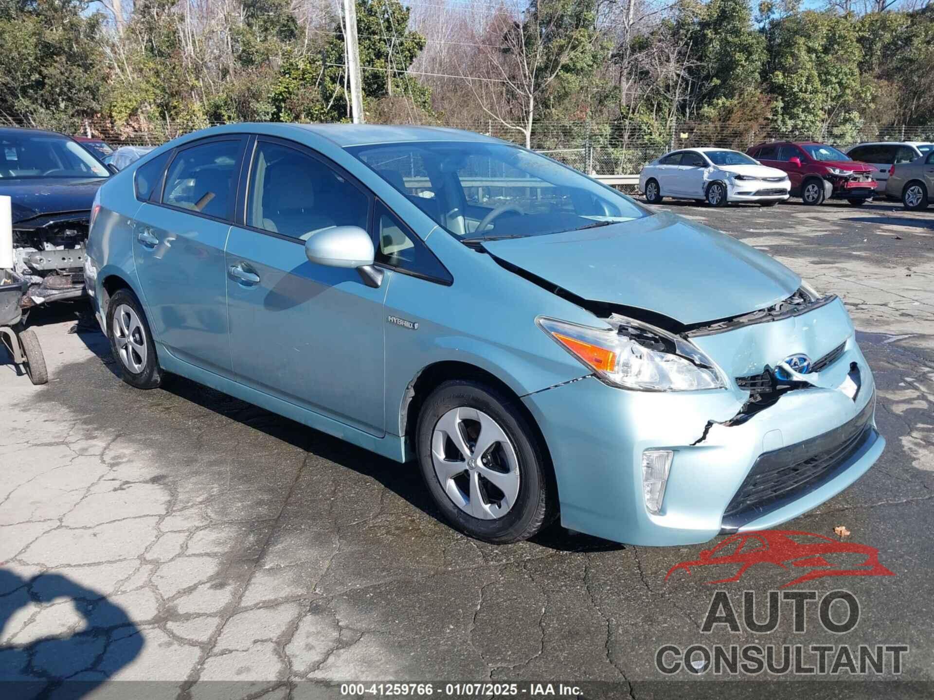 TOYOTA PRIUS 2014 - JTDKN3DUXE1835324