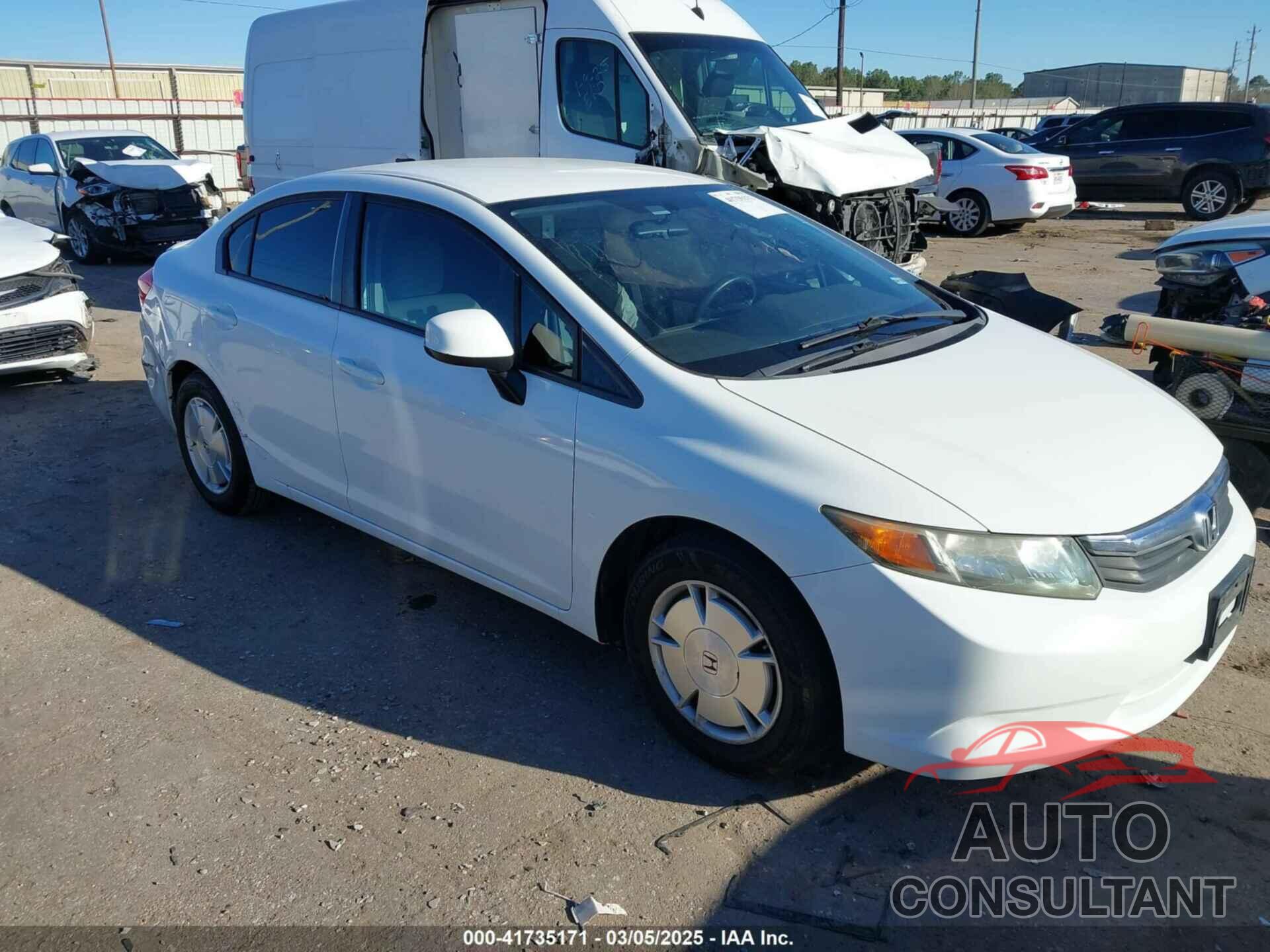 HONDA CIVIC 2012 - 2HGFB2F62CH319333