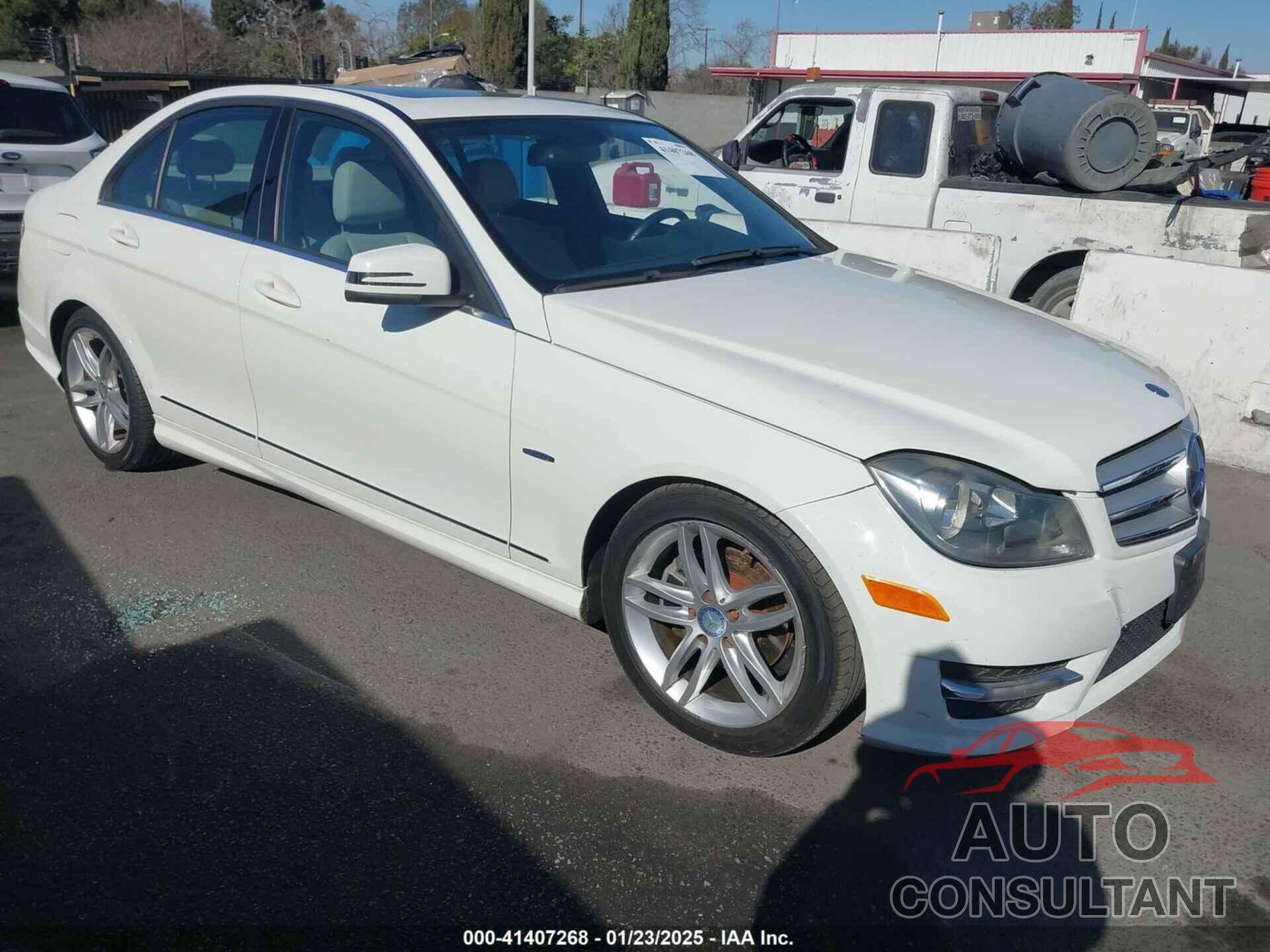 MERCEDES-BENZ C 250 2012 - WDDGF4HB6CR228293