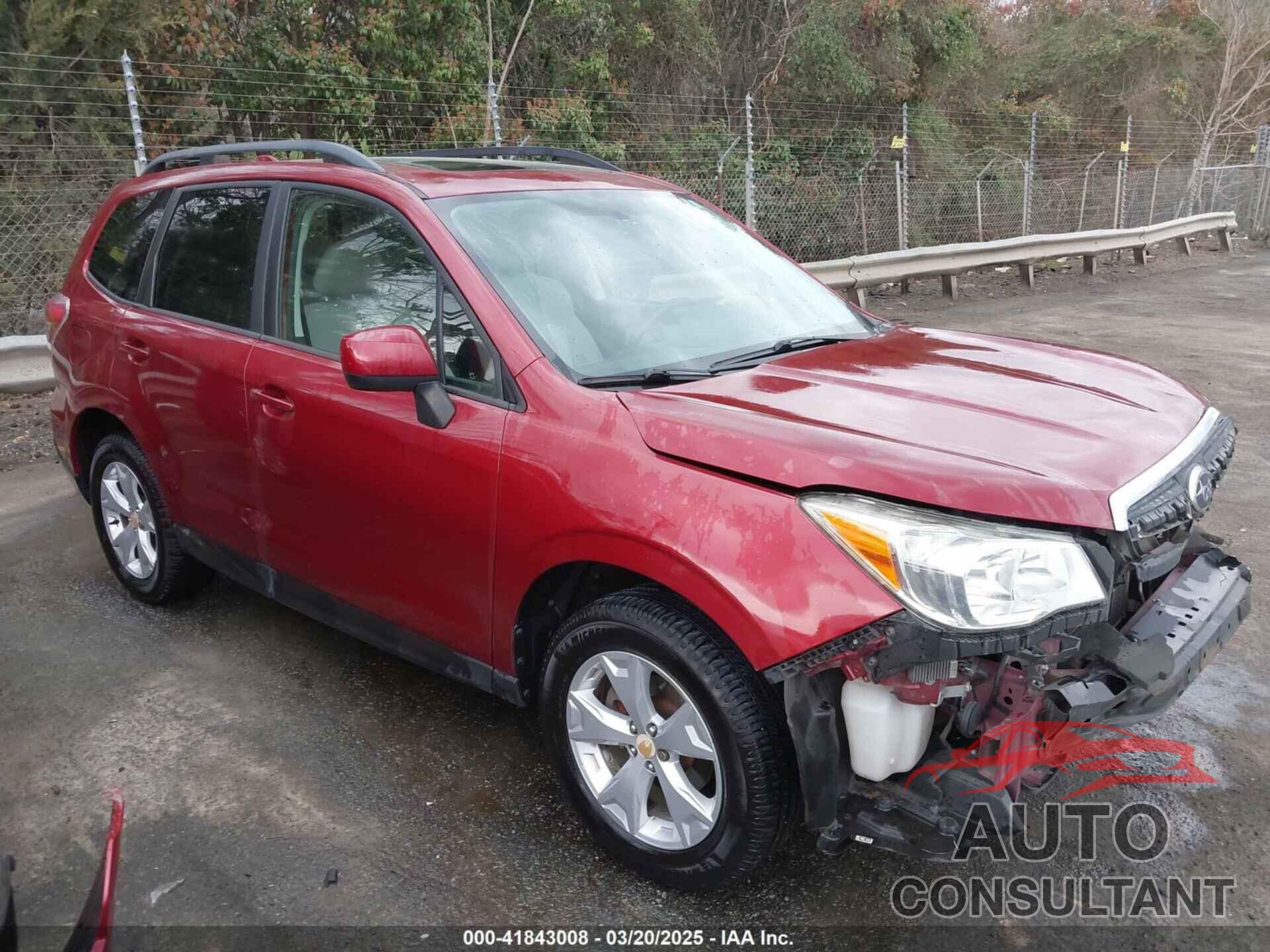 SUBARU FORESTER 2016 - JF2SJADC2GH420355