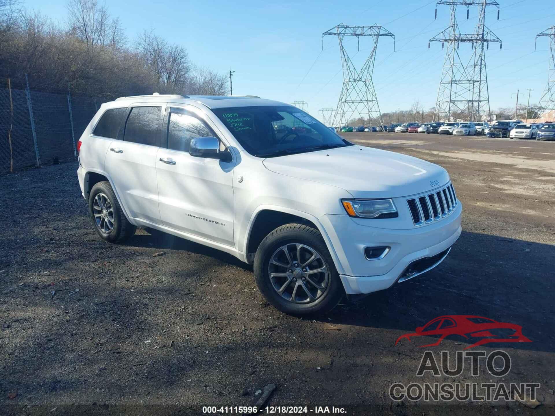 JEEP GRAND CHEROKEE 2016 - 1C4RJFCG2GC492488
