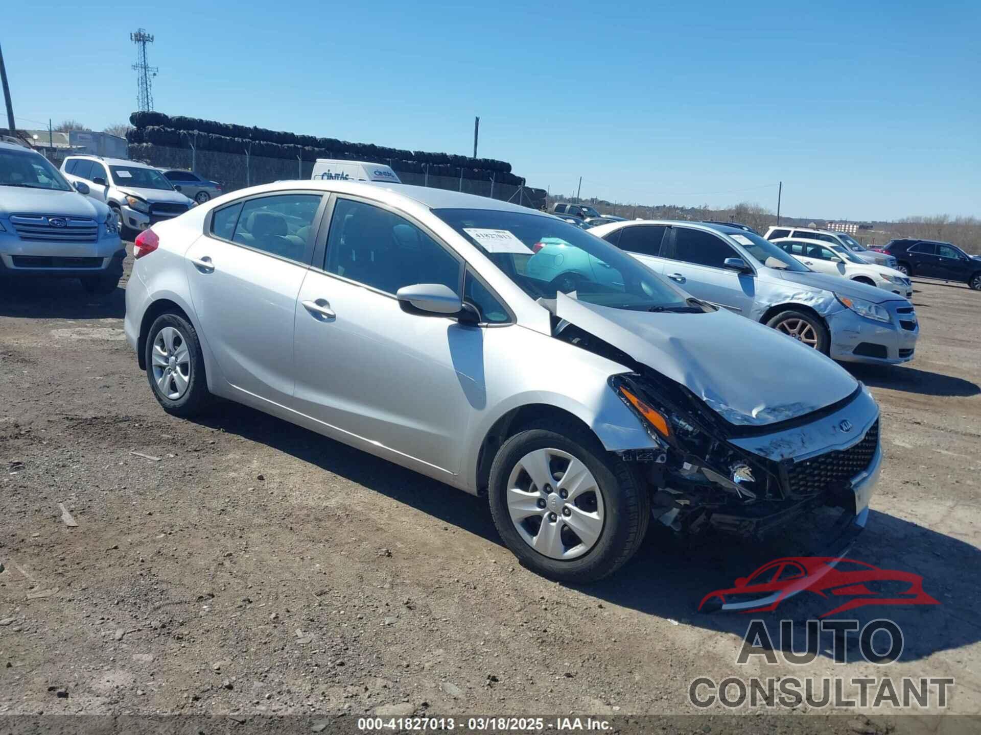 KIA FORTE 2017 - 3KPFK4A76HE015015